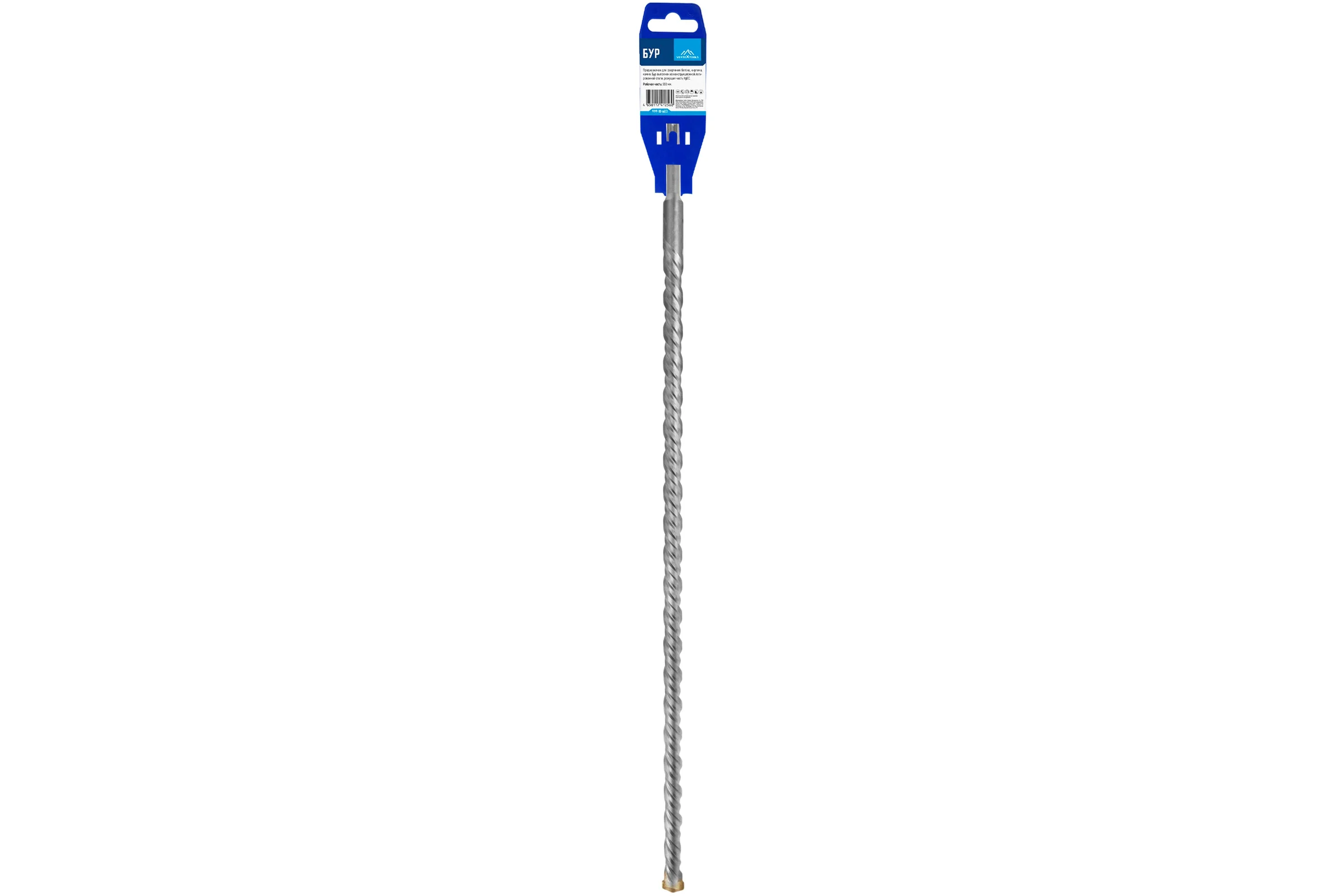 Бур SDS-plus (18х600 мм) Vertextools 999-18-600