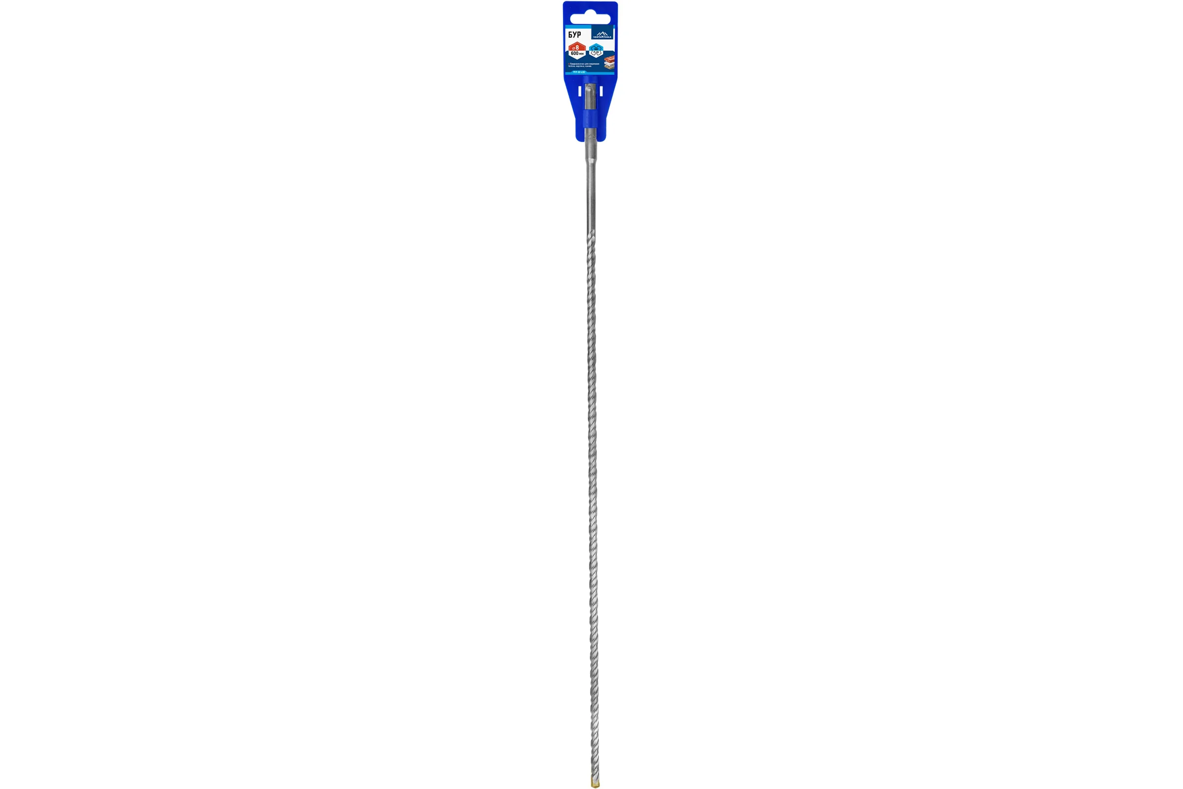 Бур SDS-plus (8х600 мм) Vertextools 999-08-600