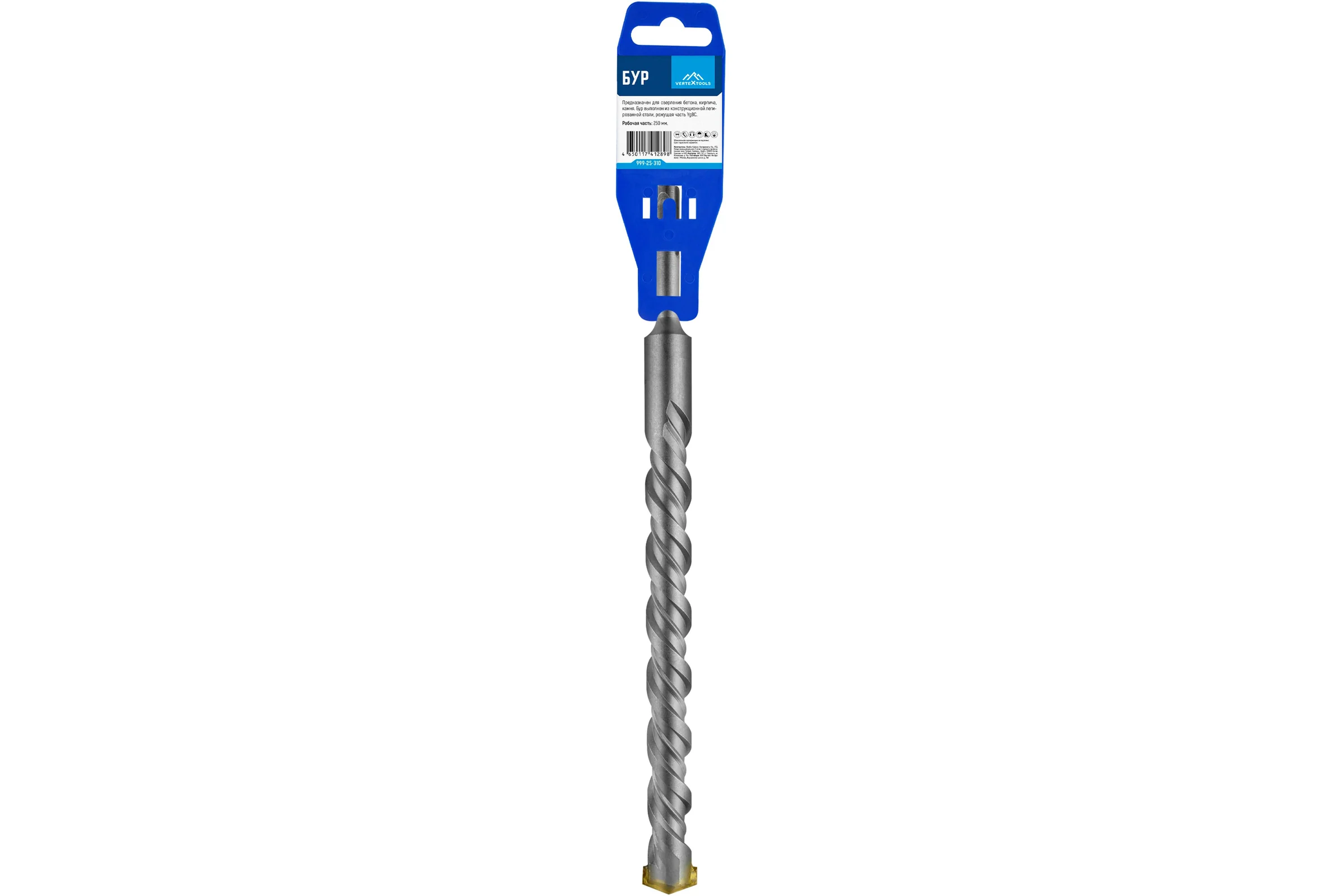 Бур SDS-plus (25х310 мм) Vertextools 999-25-310