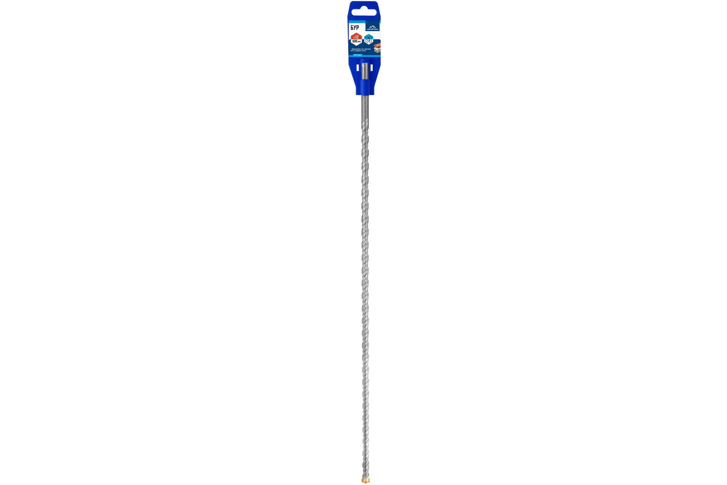Бур SDS-plus (12х600 мм) Vertextools 999-12-600