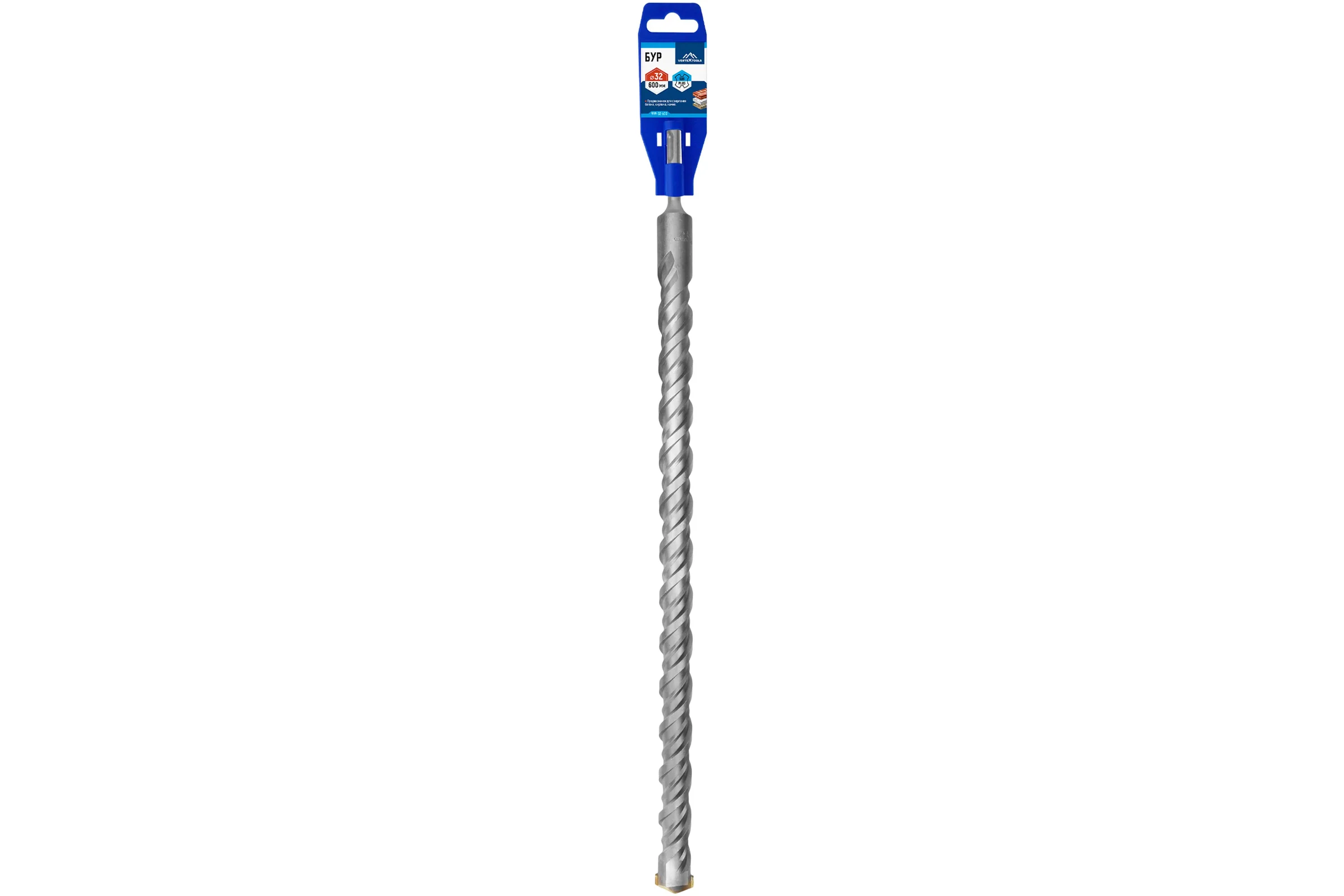 Бур SDS-plus (32х600 мм) Vertextools 999-32-600