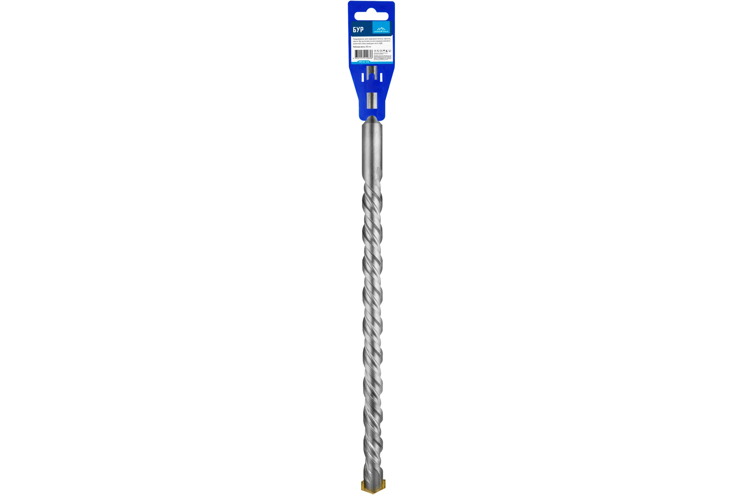 Бур SDS-plus (24х410 мм) Vertextools 999-24-410