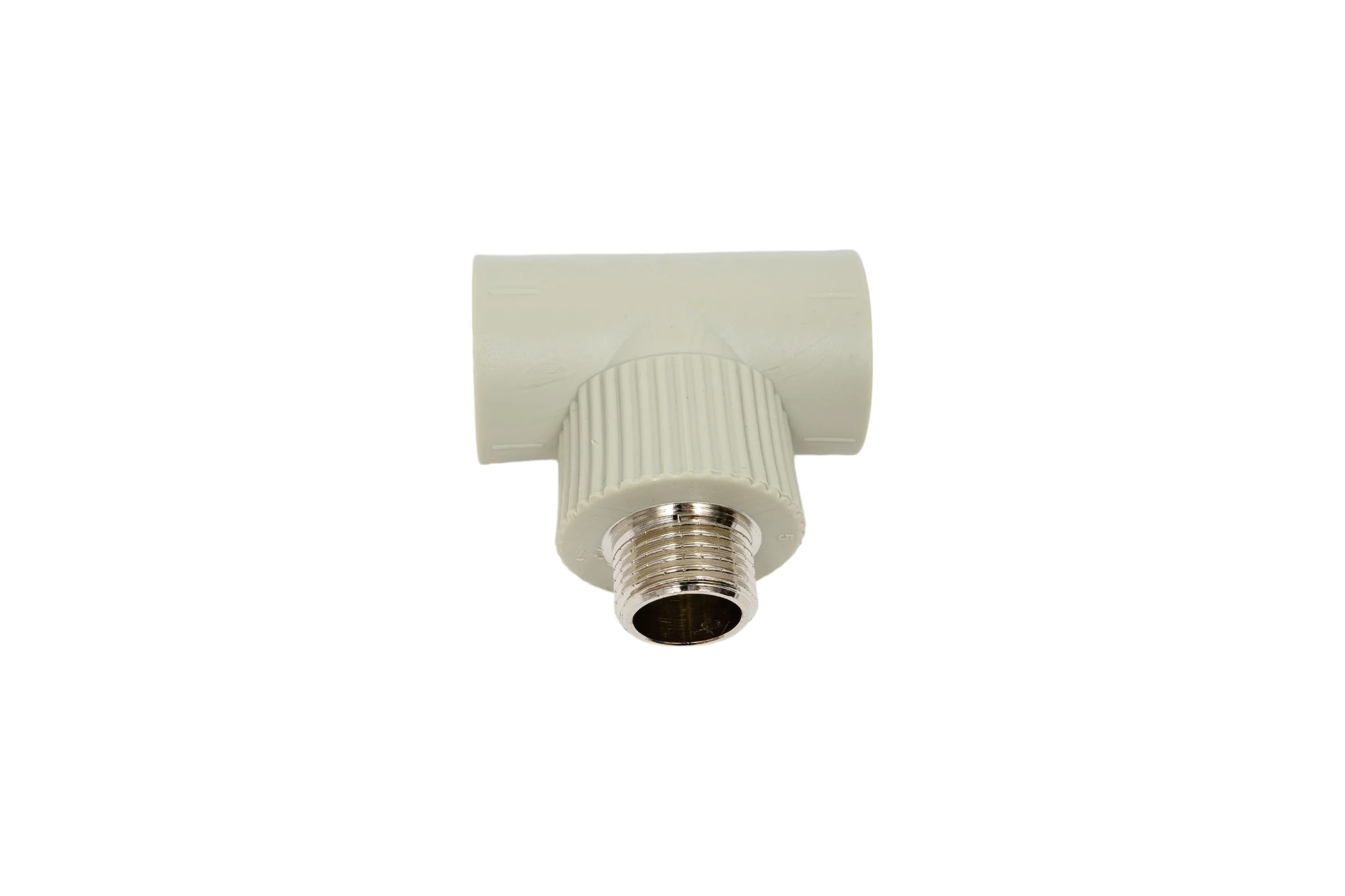 Комбинированный тройник TEBO PPR 25x1/2" НР серый 031043403