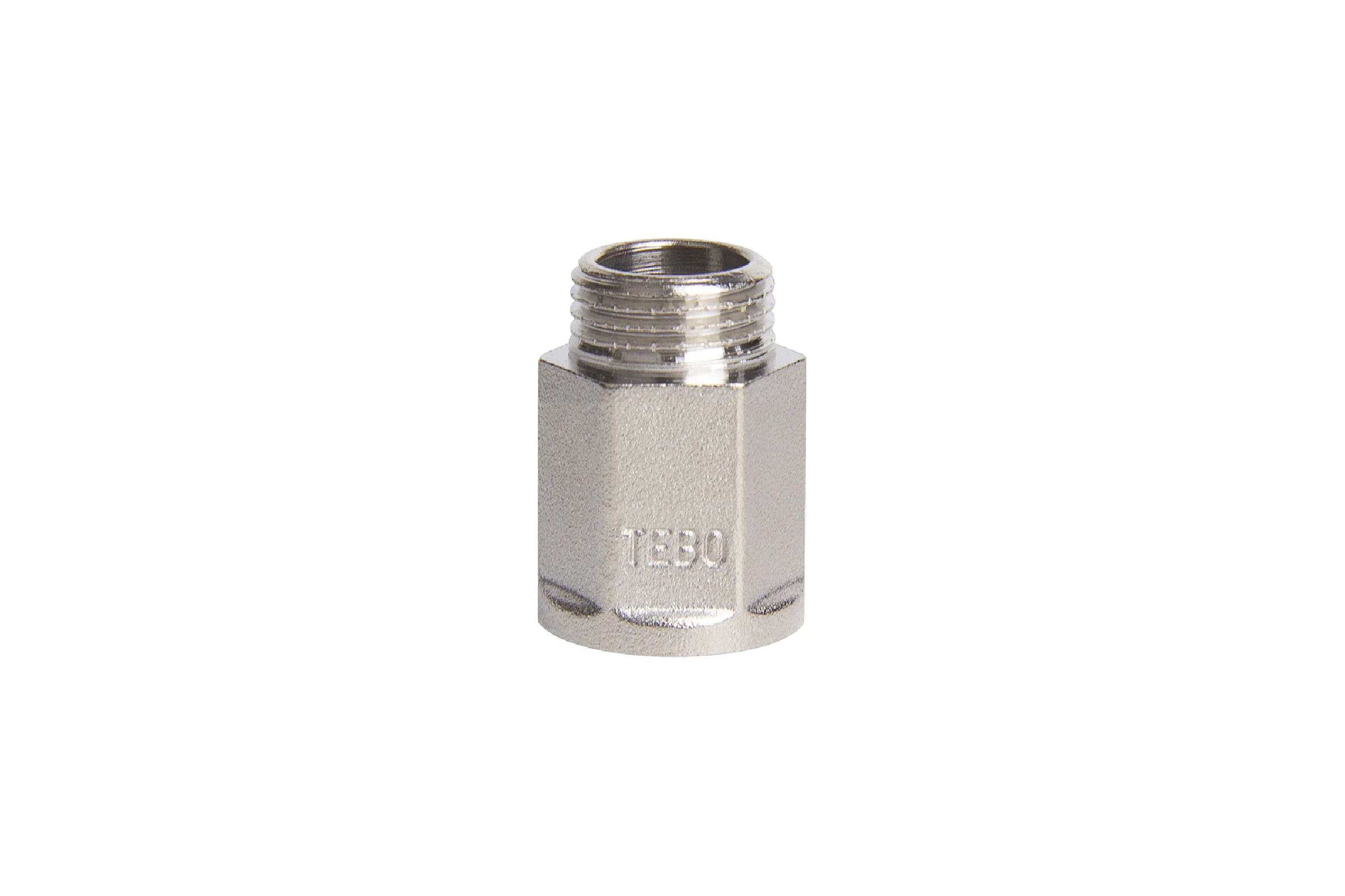 Удлинитель шестигранный TEBO ВН/НАР 1/2"x10мм латунь T-ЛР.У.2.12-10.CN