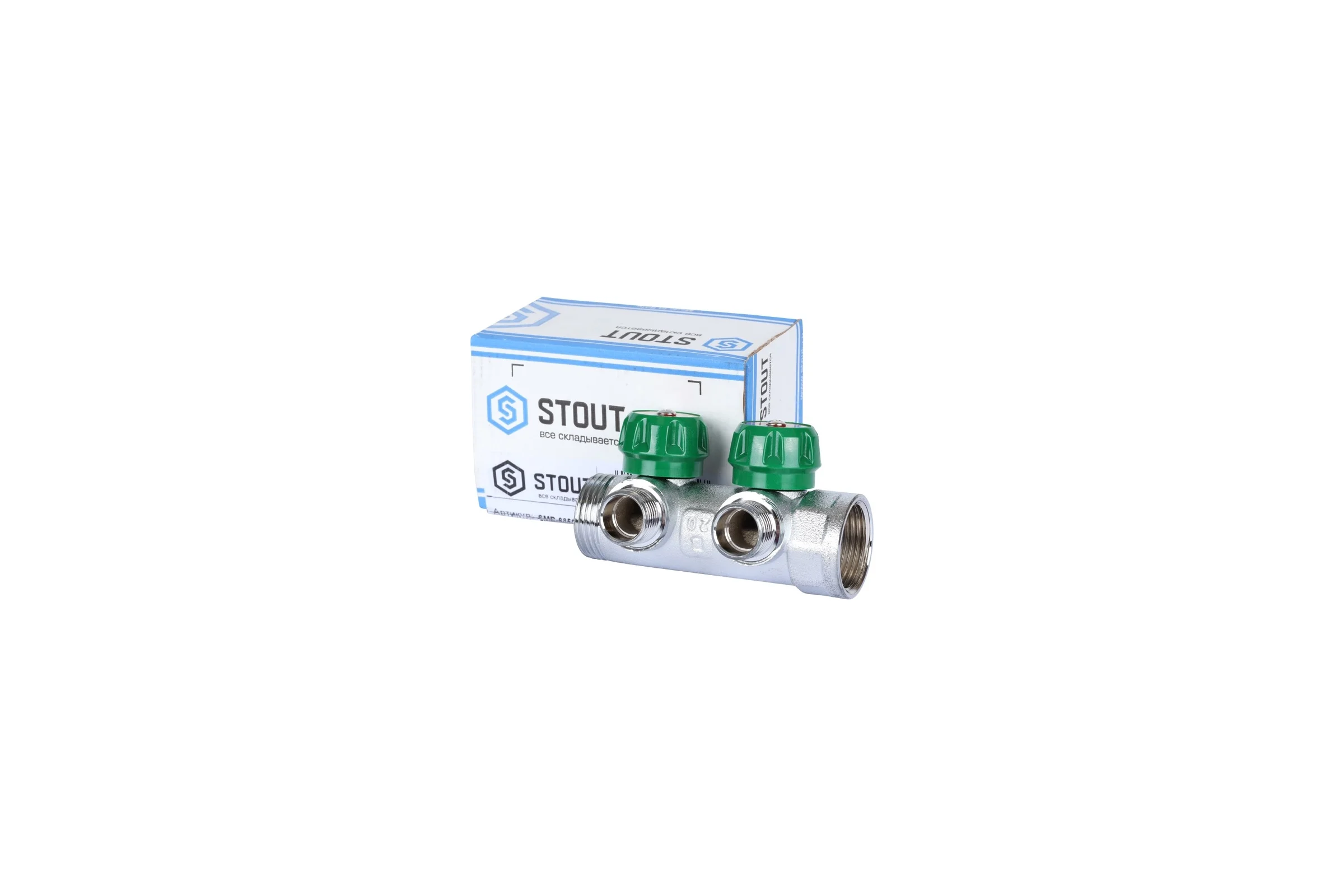 Регулирующий коллектор STOUT SMB-6850-011204 1, 4 отвода 1/2 RG008UJDJDIL4I