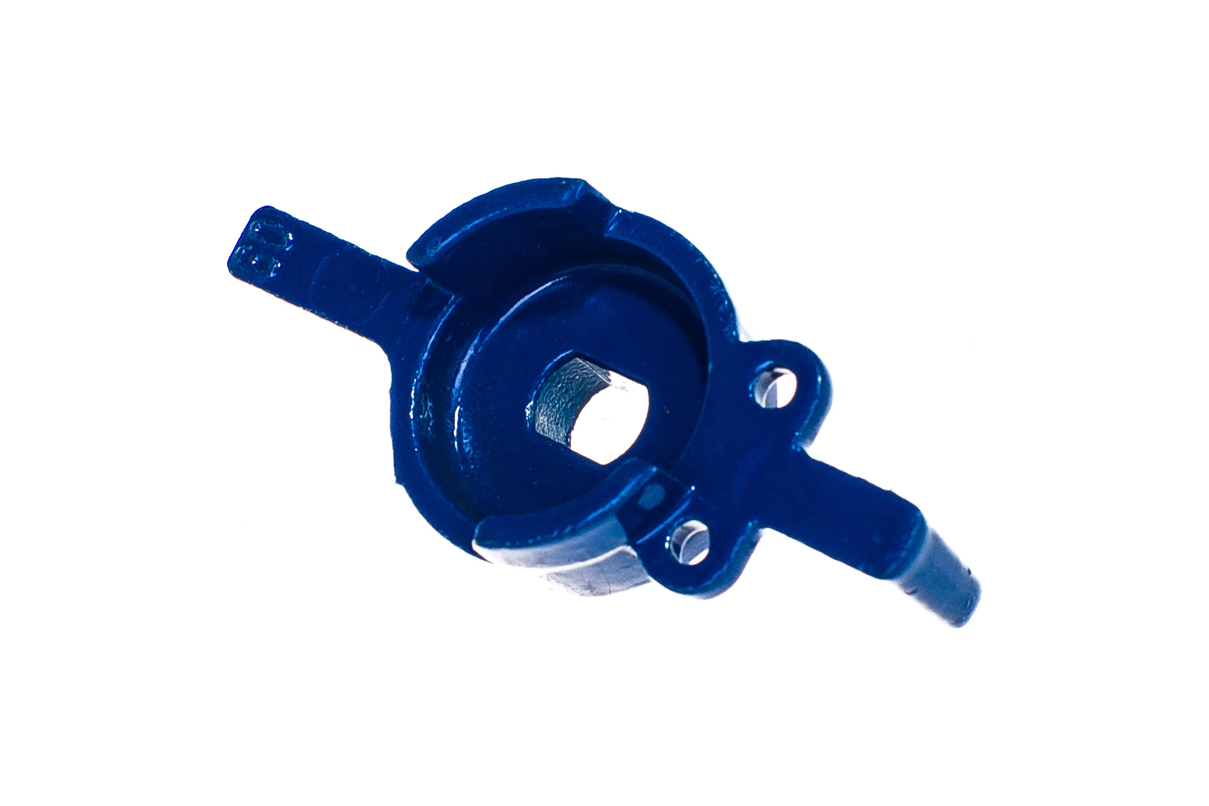 Ручка бабочка для крана Uni-Fitt  размером 1/2", синего цвета 129T2100