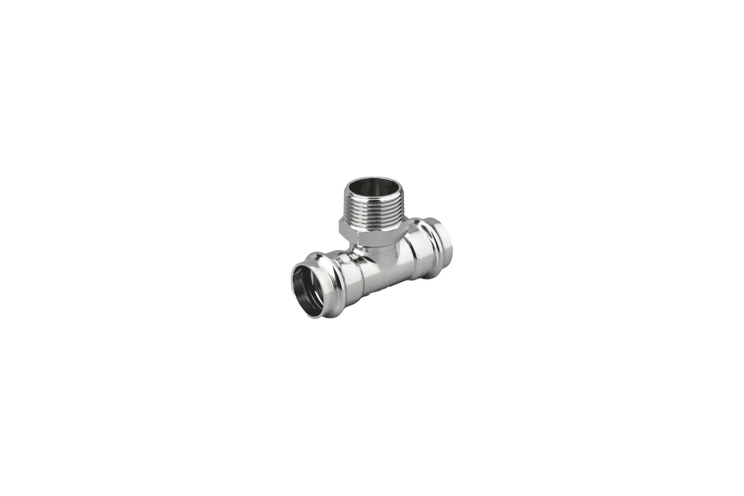 Тройник SantechSystems нержавеющая сталь, AISI 304 Дн18x3/4"х18 пресс/НР 129-9008