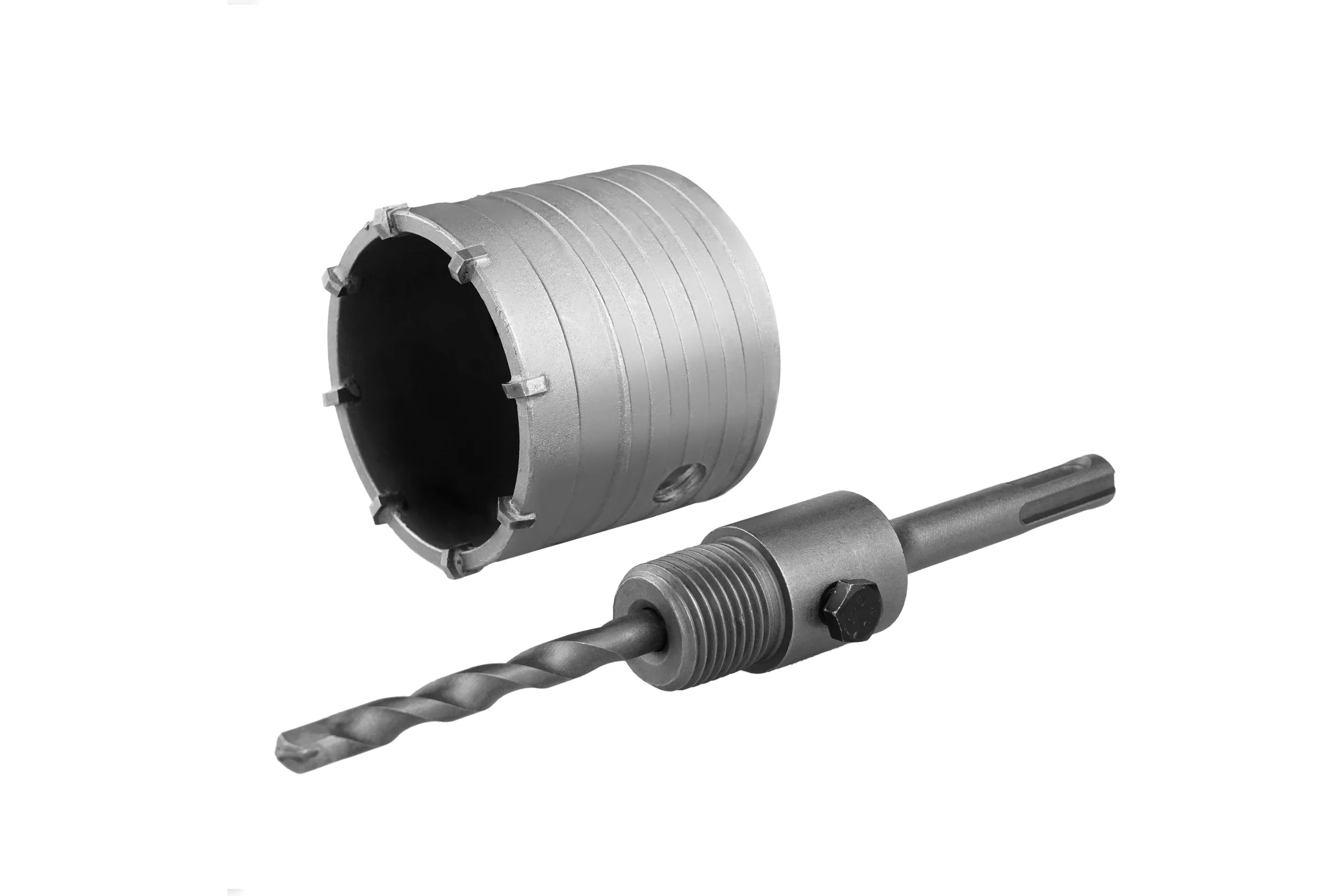 Коронка в сборе по бетону (60 мм; М22) Vertextools 222-0060