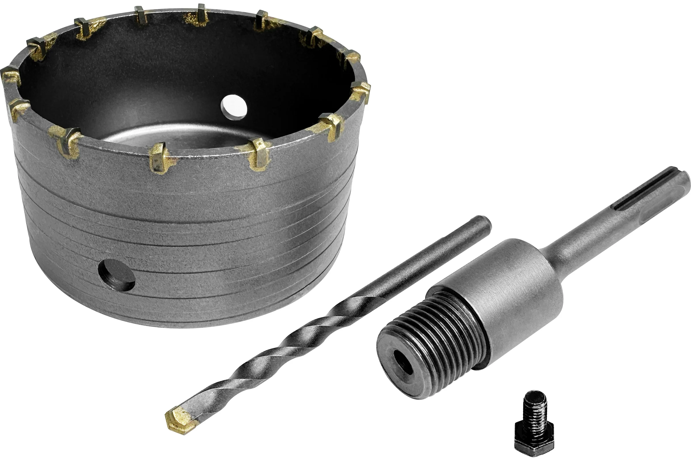 Коронка в сборе по бетону (110 мм; М22) Vertextools 222-0110