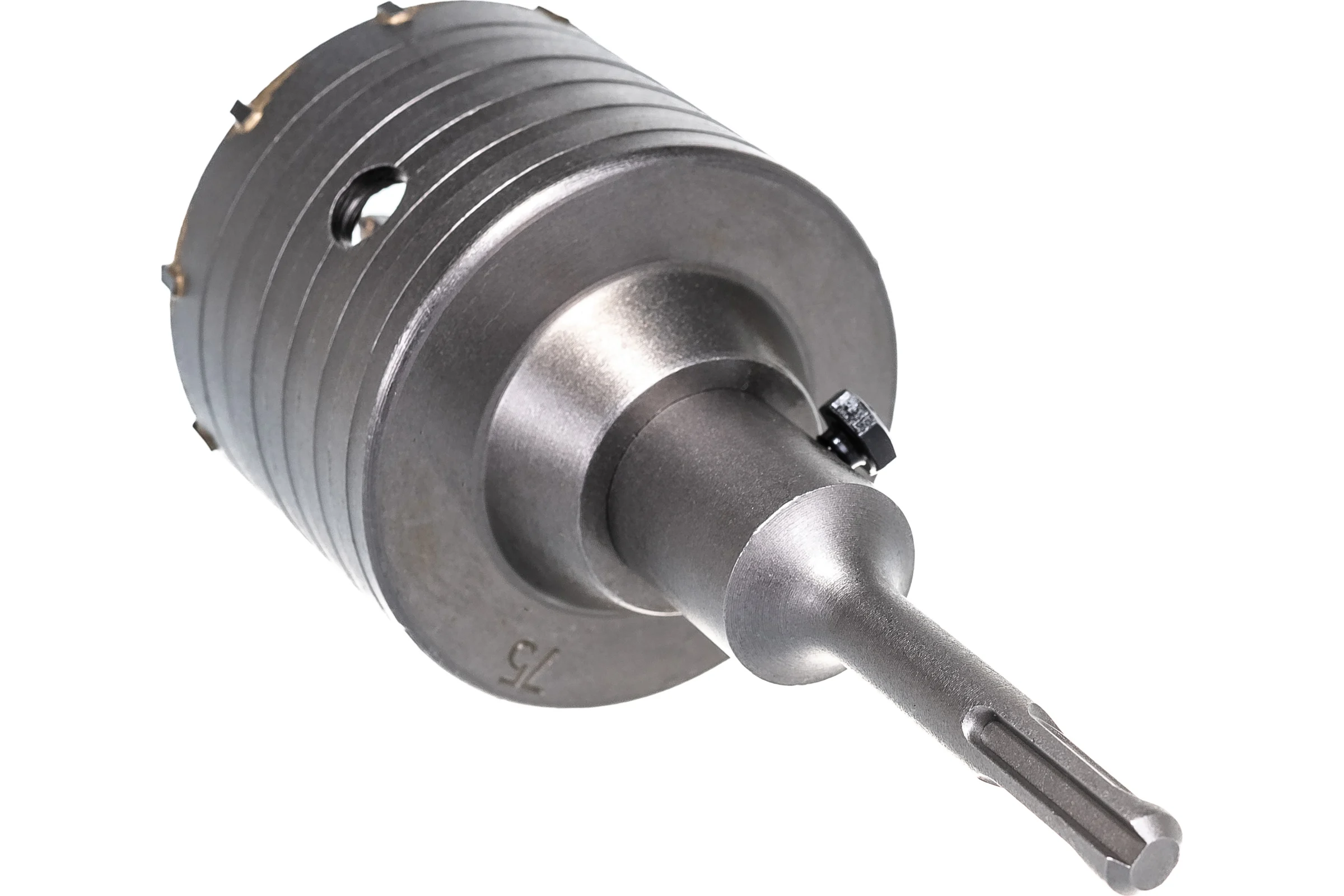 Коронка в сборе по бетону (75 мм; М22) Vertextools 222-0075