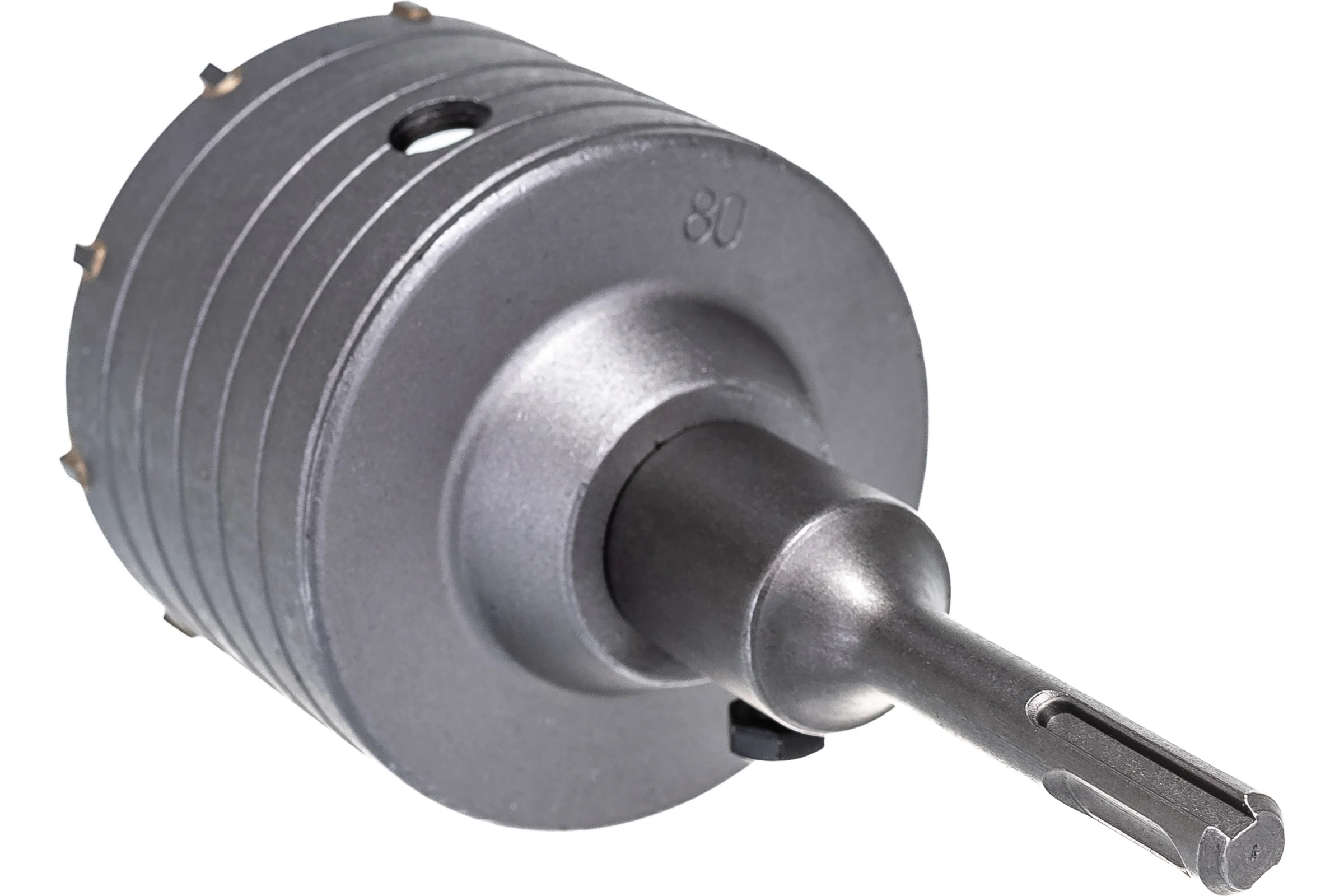 Коронка в сборе по бетону (80 мм; М22) Vertextools 222-0080