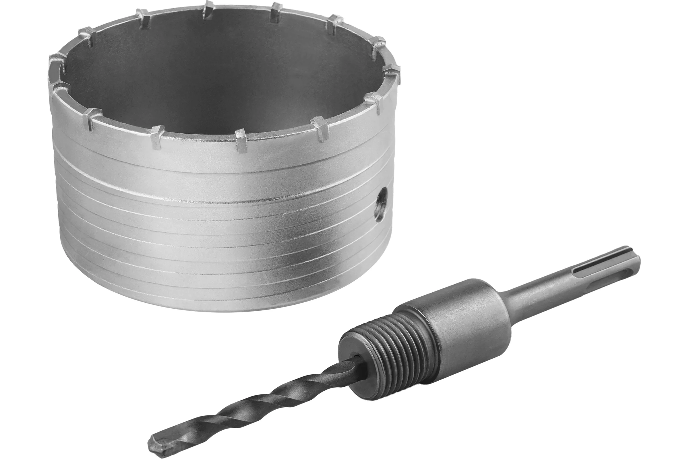 Коронка в сборе по бетону (100 мм; М22) Vertextools 222-0100