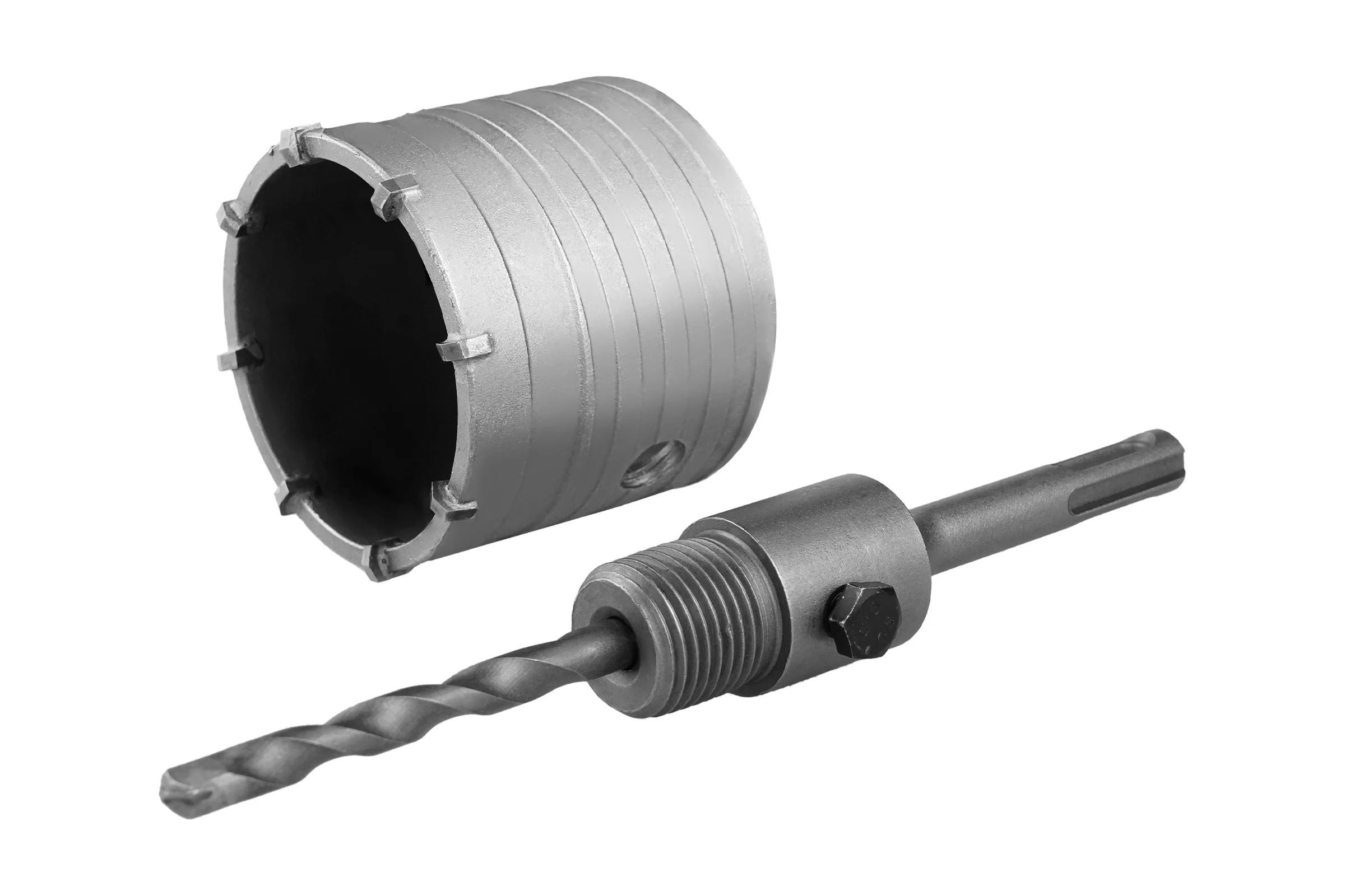 Коронка в сборе по бетону (65 мм; М22) Vertextools 222-0065
