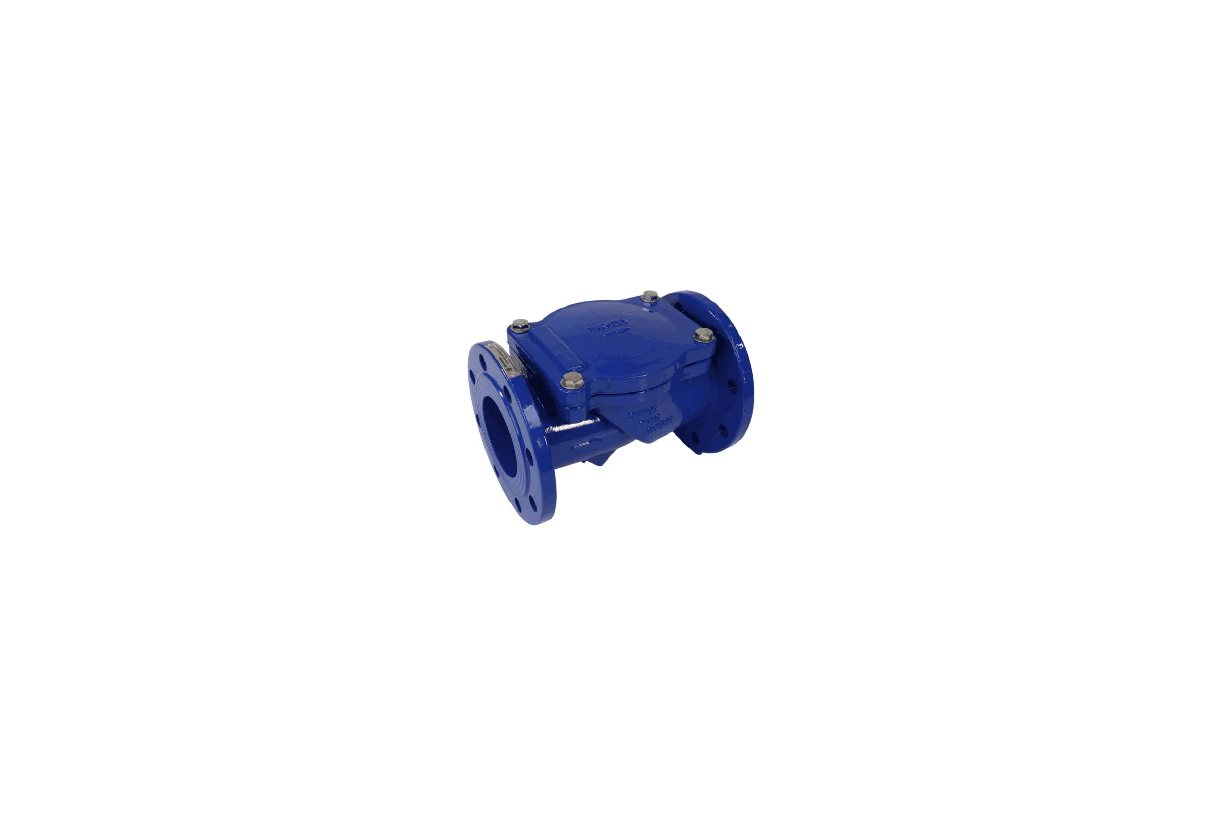 Клапан обратный Benarmo чугун, поворотный, Ду250, Ру10/16, фланцевый, диск - сталь+EPDM 019-2744