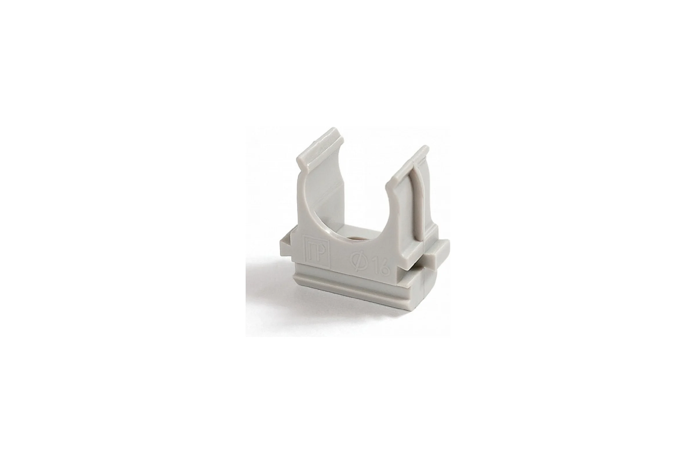 Крепеж-клипса для труб Промрукав АБС-пластик, в п/э, д20, 100 шт PR.02620
