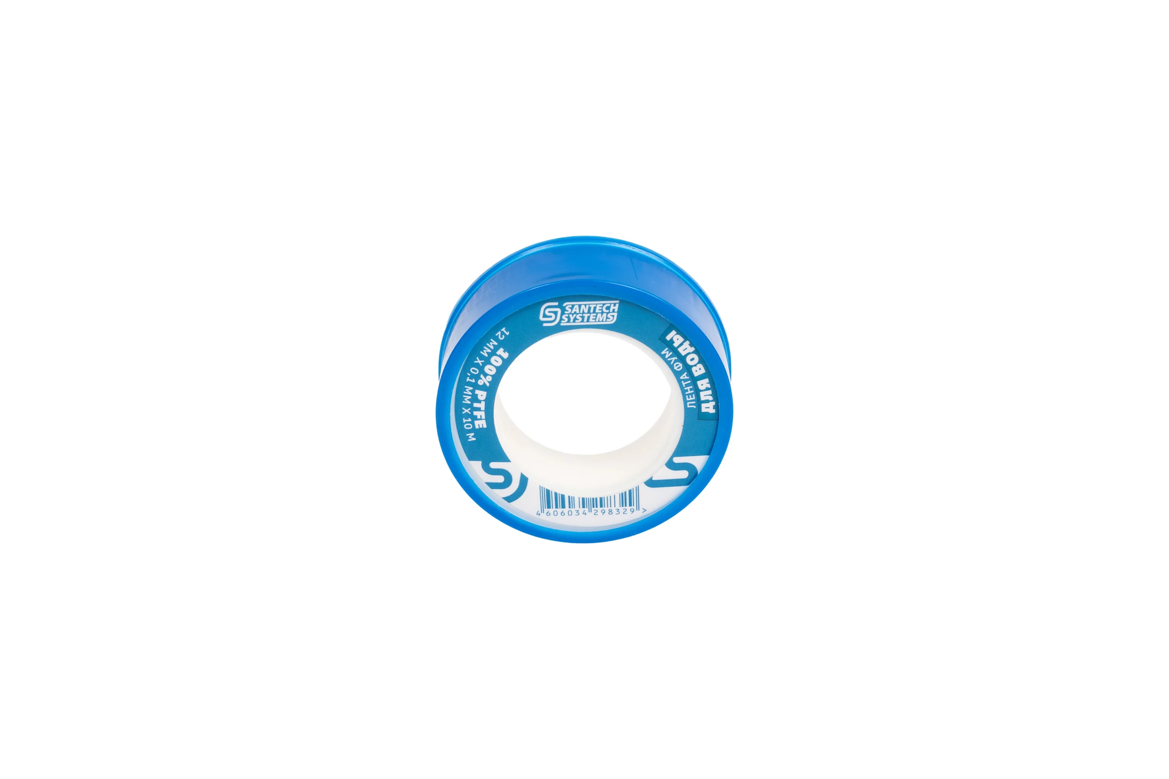 Лента ФУМ SantechSystems PTFE, катушка 12х0,1 мм, 10 м, вода 108-1451