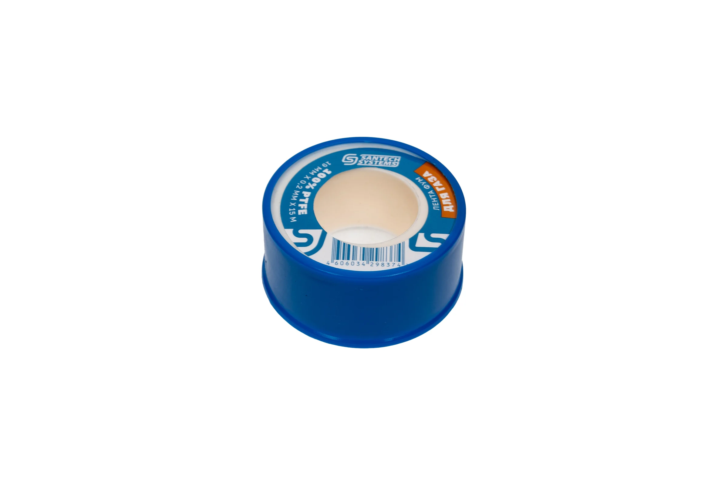 Лента ФУМ SantechSystems PTFE, катушка 19х0,2 мм, 15 м, газ 108-1456