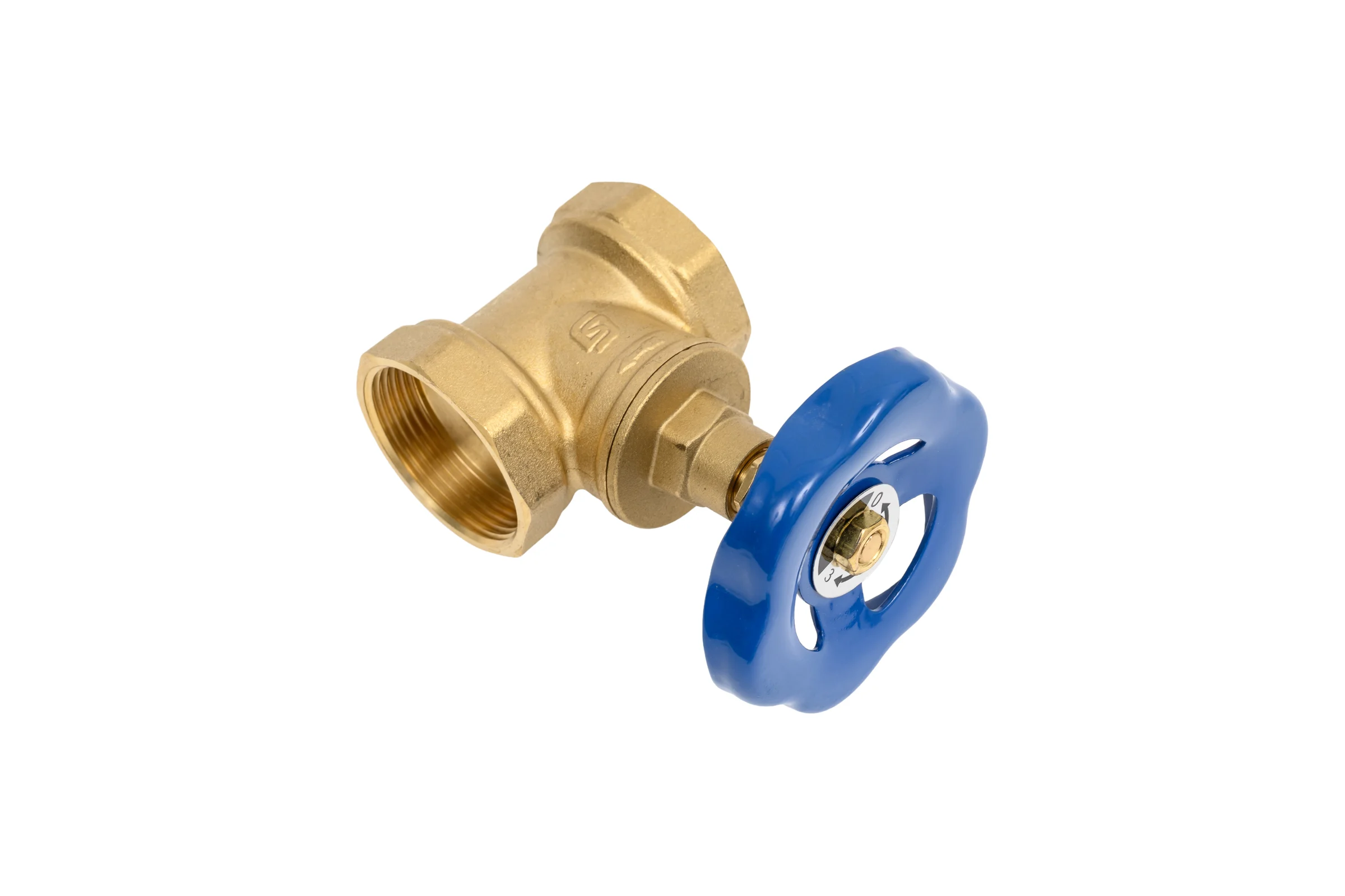 Клапан запорный SantechSystems 15б3р Ду40 Ру16 м/м, латунь 109-0058