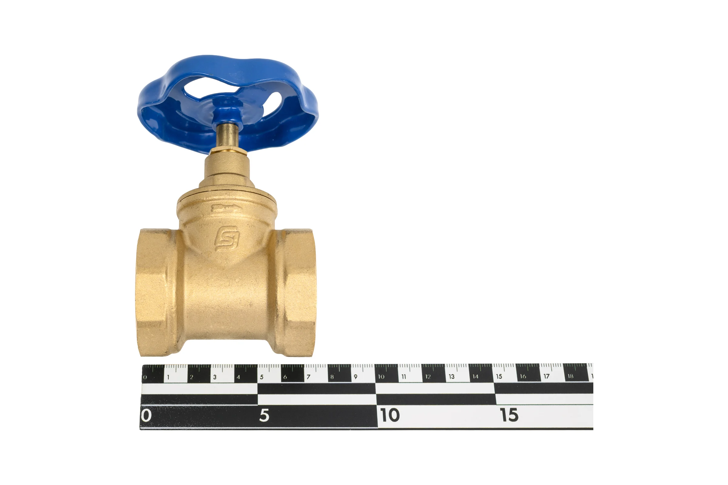 Клапан запорный SantechSystems 15б3р Ду40 Ру16 м/м, латунь 109-0058