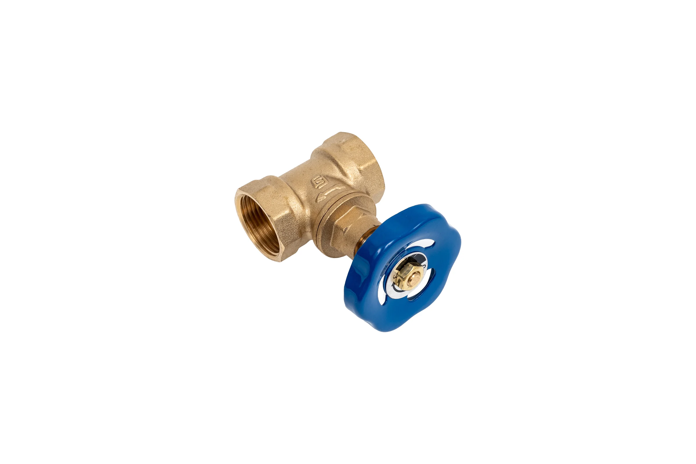 Клапан запорный SantechSystems 15б3р Ду20 Ру16 м/м, латунь 107-5687