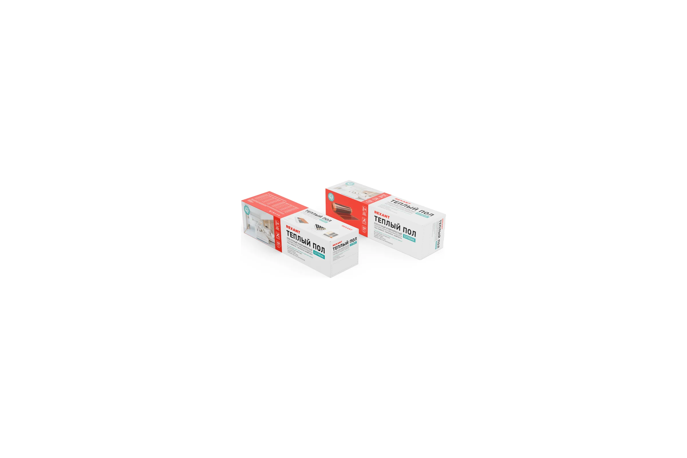 Пленочный теплый пол REXANT Extrema 220 1м², 0,5x2м, 220Вт 51-0520-7