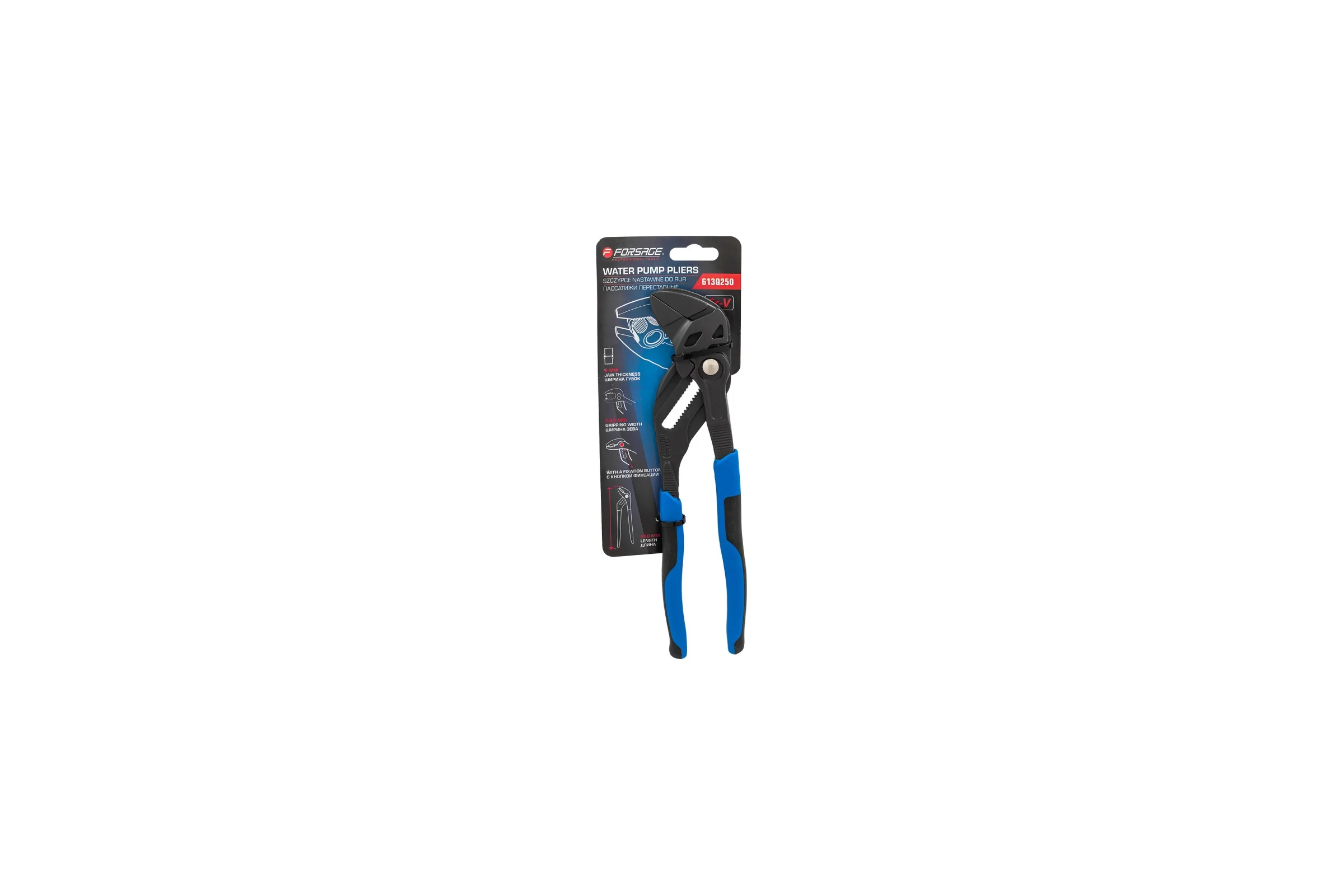 Пассатижи переставные Forsage 250 мм F-613Q250(60650)