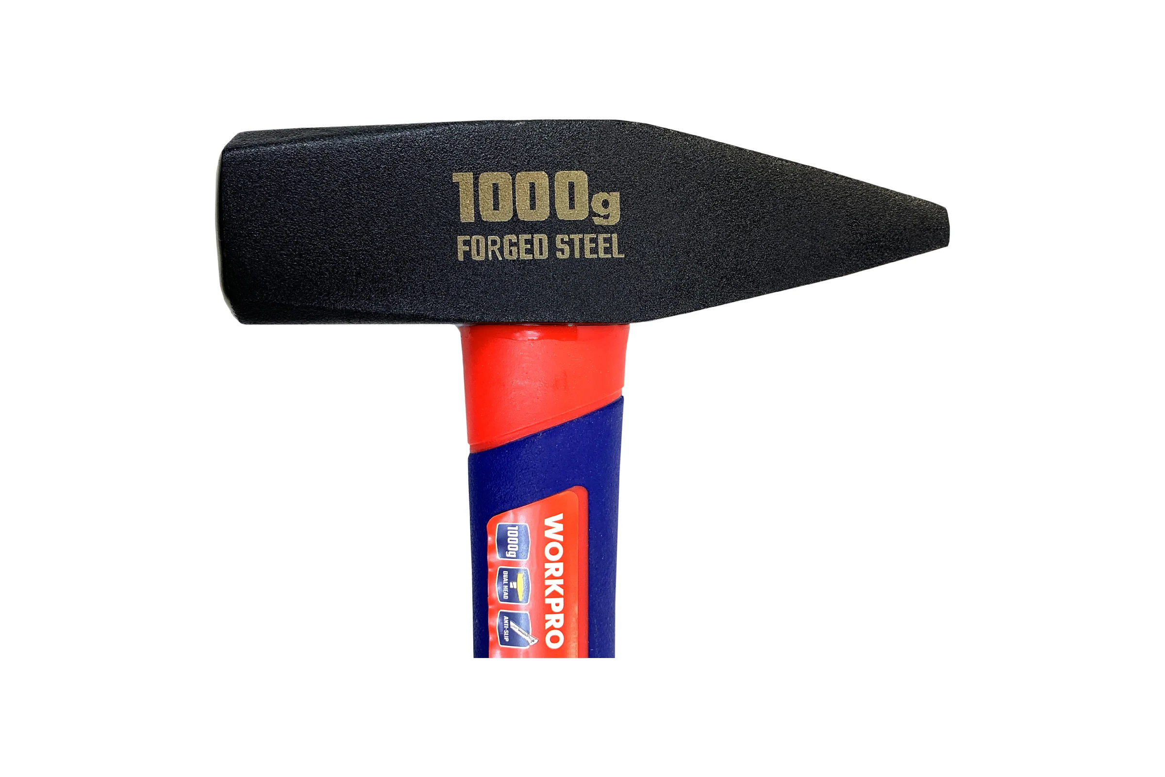 Молоток механика с фибергласовой рукояткой WORKPRO 1000 г WP241045