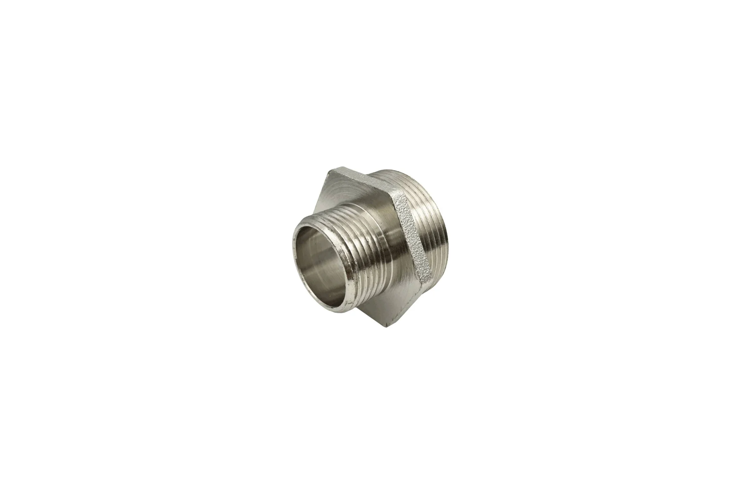 Ниппель переходной SantechSystems латунь, Ду20x15 НР, никель 127-9228