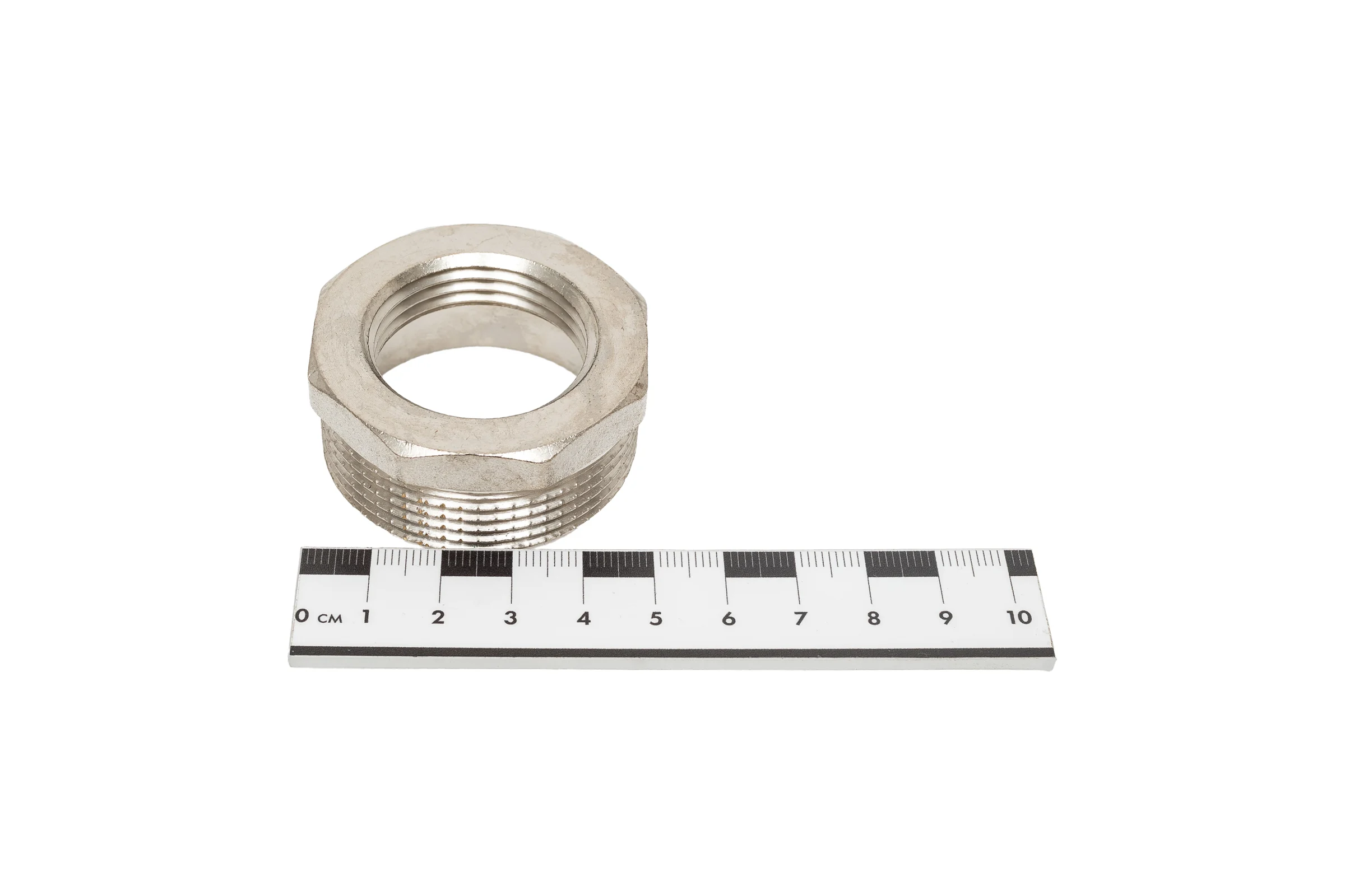 Футорка SantechSystems Ду40x25 р/м, латунь, никель 129-1478