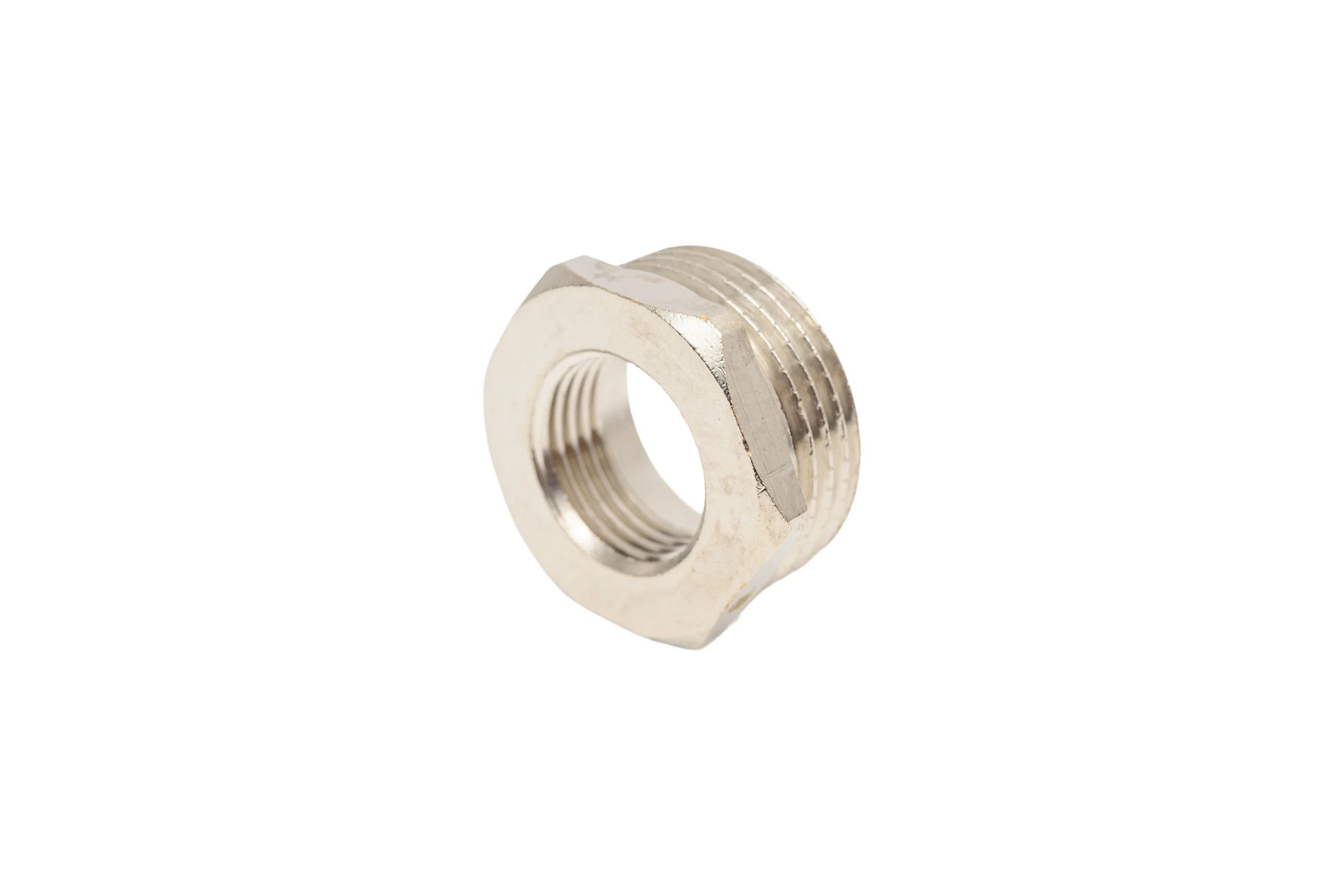 Футорка SantechSystems Ду25x15 р/м, латунь, никель 127-9203