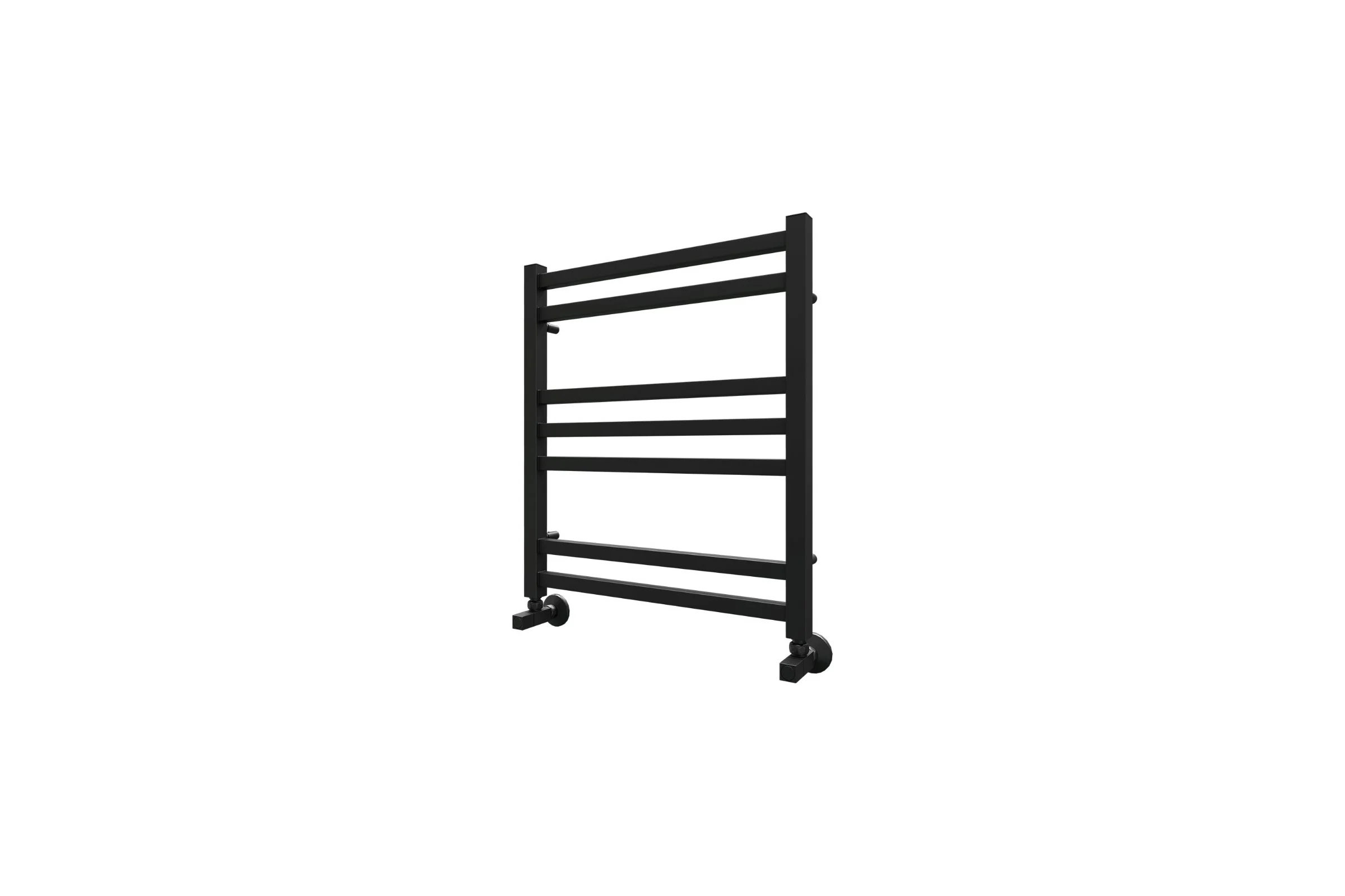 Водяной полотенцесушитель Lemark Bellario П7 500x600 черный LM68607BL