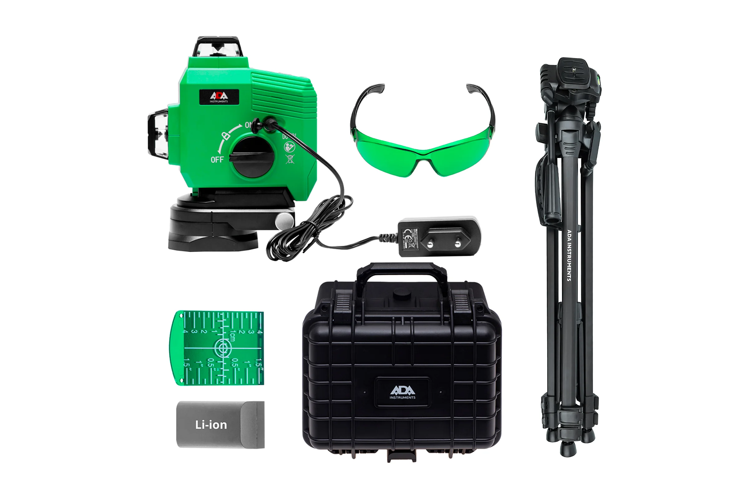 Лазерный уровень ADA TopLiner 3-360 GREEN PROFESSIONAL EDITION ( TopLiner 3-360 GREEN + Digit 167) А00748