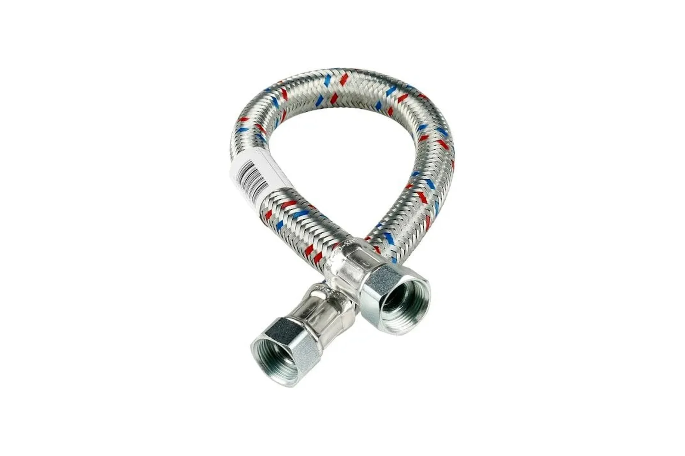 Гибкая подводка для воды Millennium Гигант усиленная, из нержавеющей стали, гайка-гайка 3/4", 80см PGFF34080