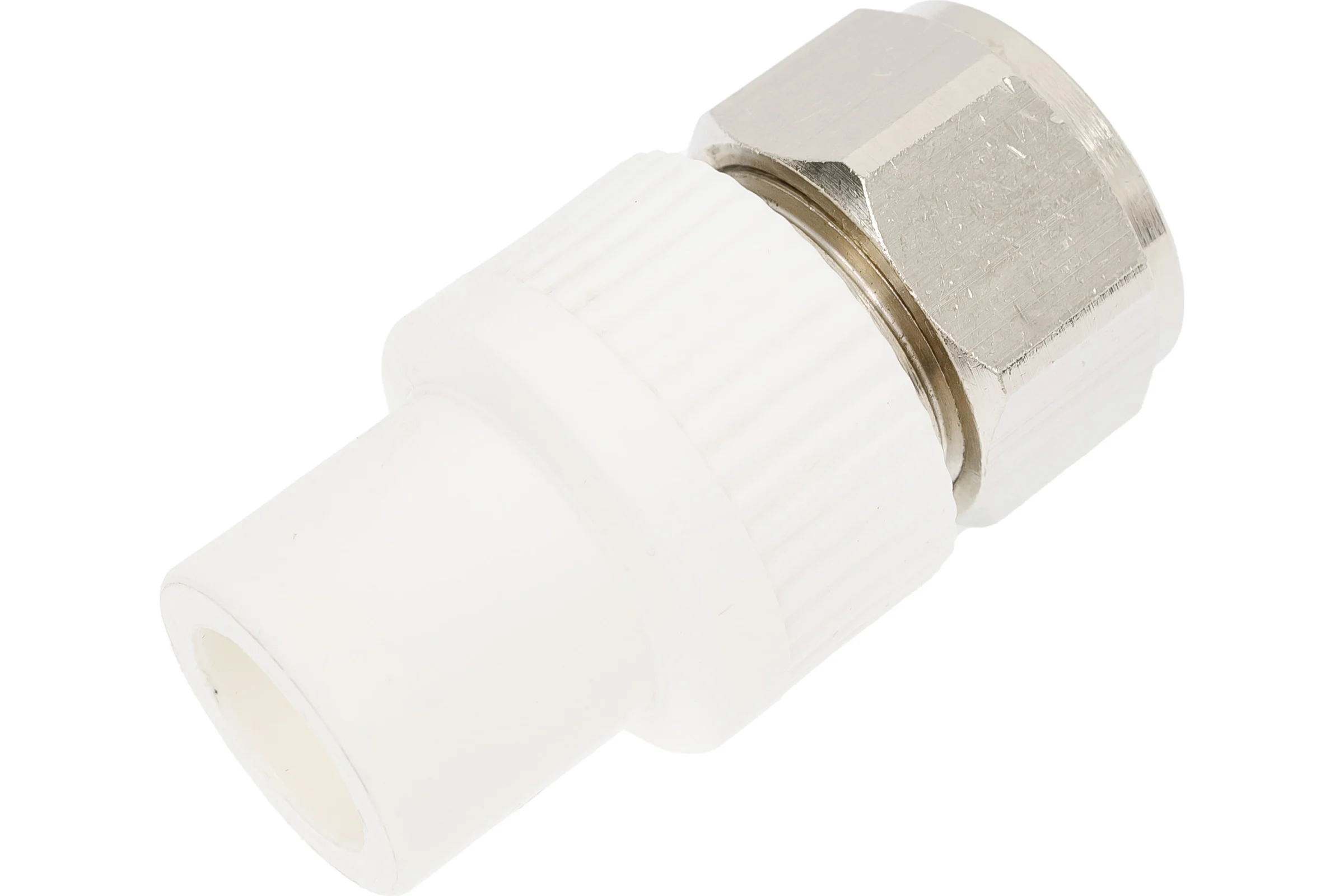 Переход на PEX или металлопластиковую трубу PRO AQUA PP-R Белый ШК 20x16 PA76008Pb
