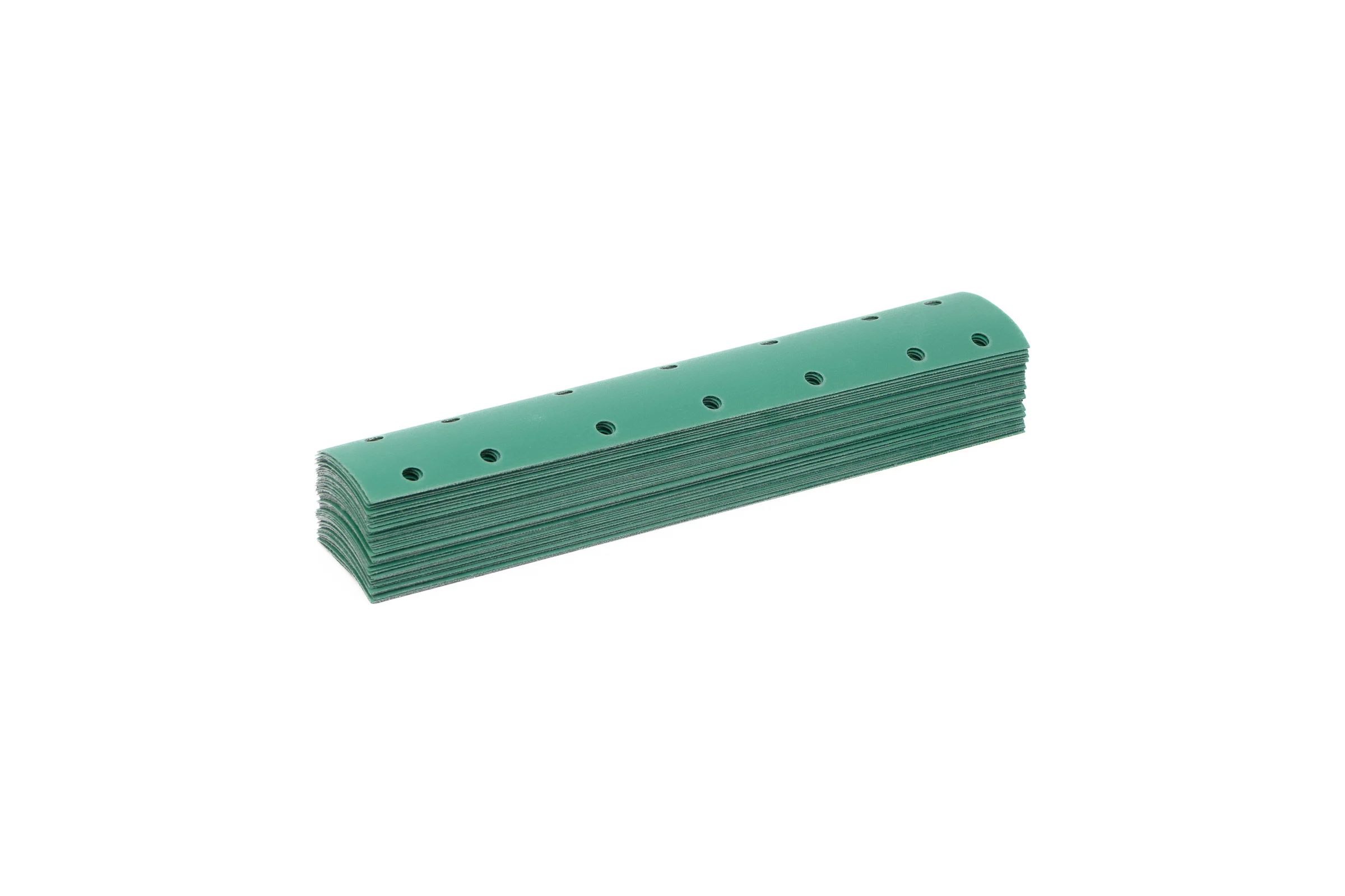 Пoлоса aбразивнaя GREEN FILM 14 отверстий, P180, на липучке, 70х400 мм, 50 шт TILFLEX TL44-180/50