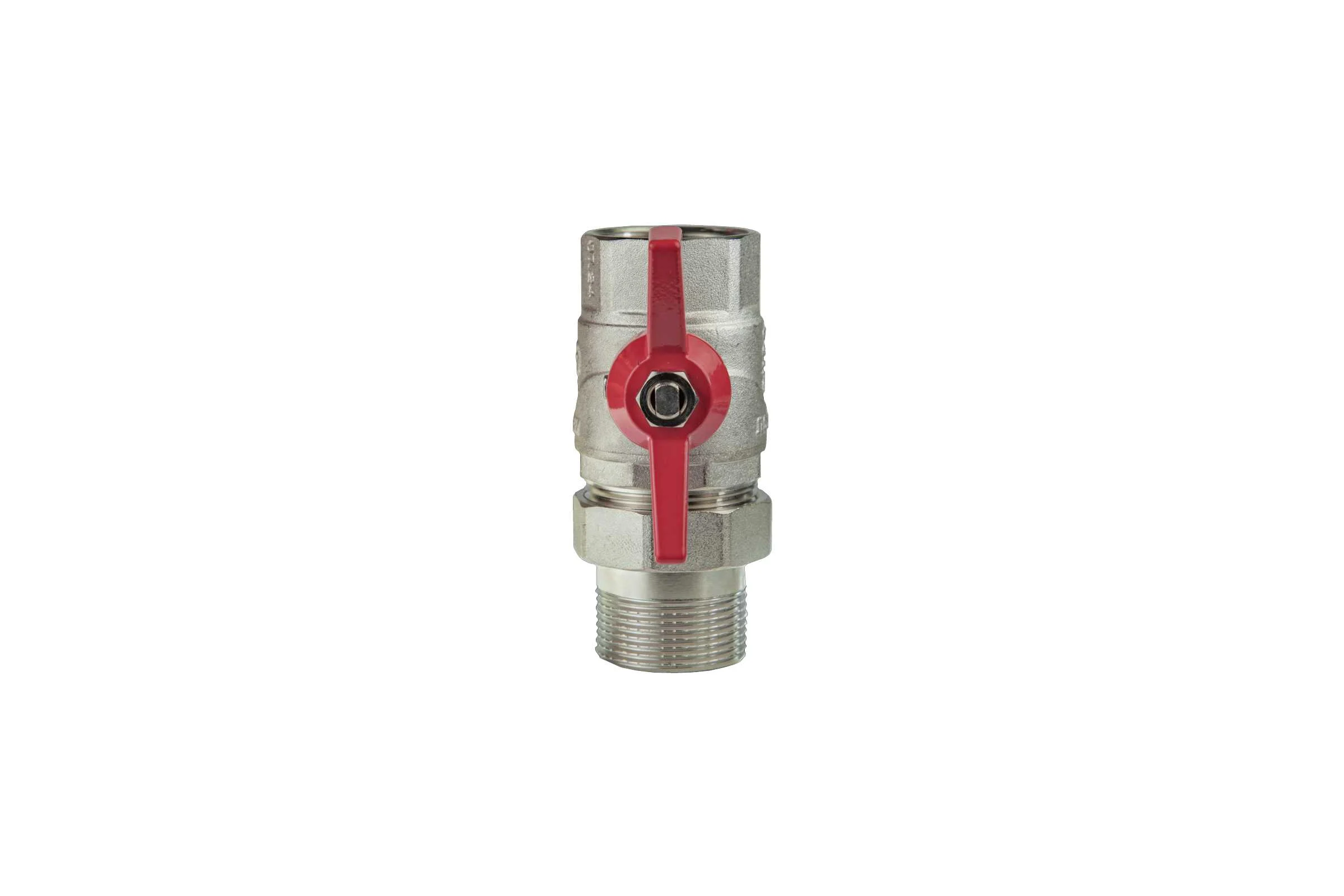 Шаровой кран KROMWELL с полусгоном, 1 1/4", ВР-НР, ручка бабочка KW.185.07