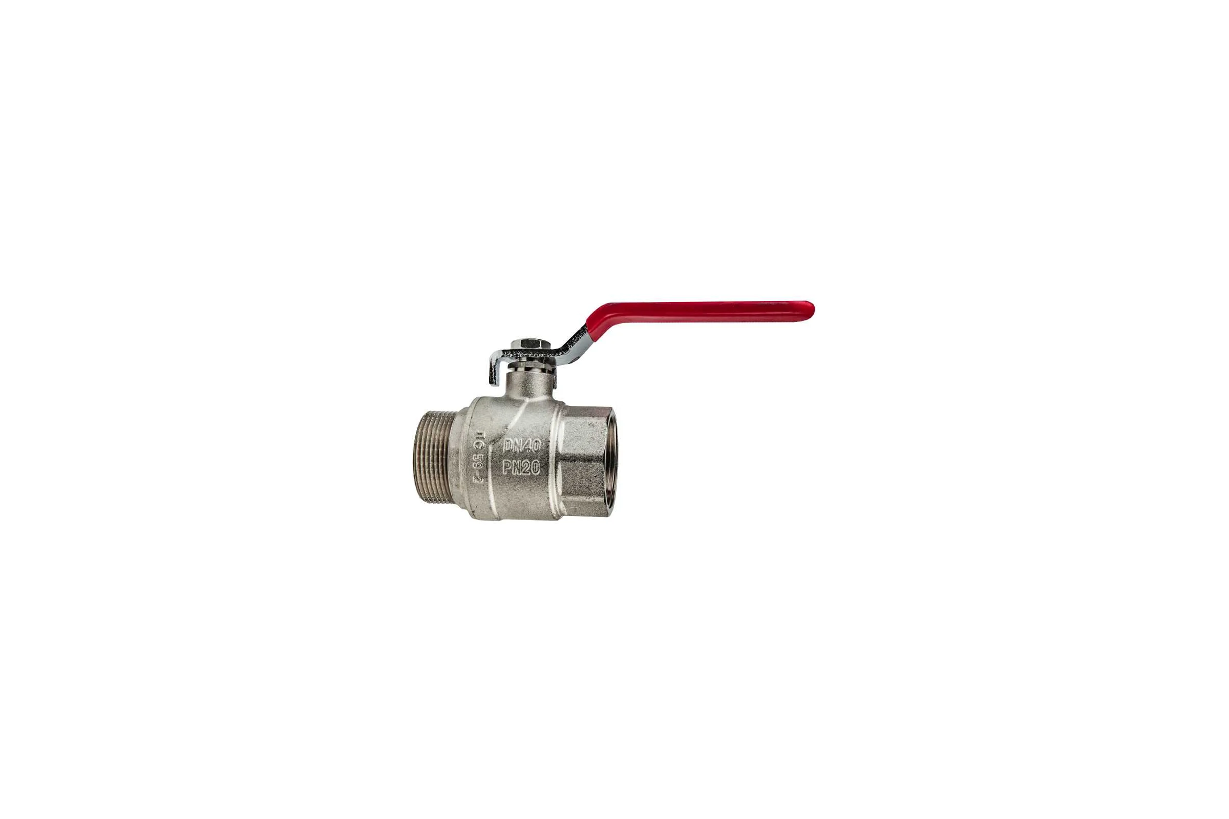 Шаровой кран KROMWELL (ручка-рычаг) 1 1/2" внутренняя - наружная резьба KW.283.08