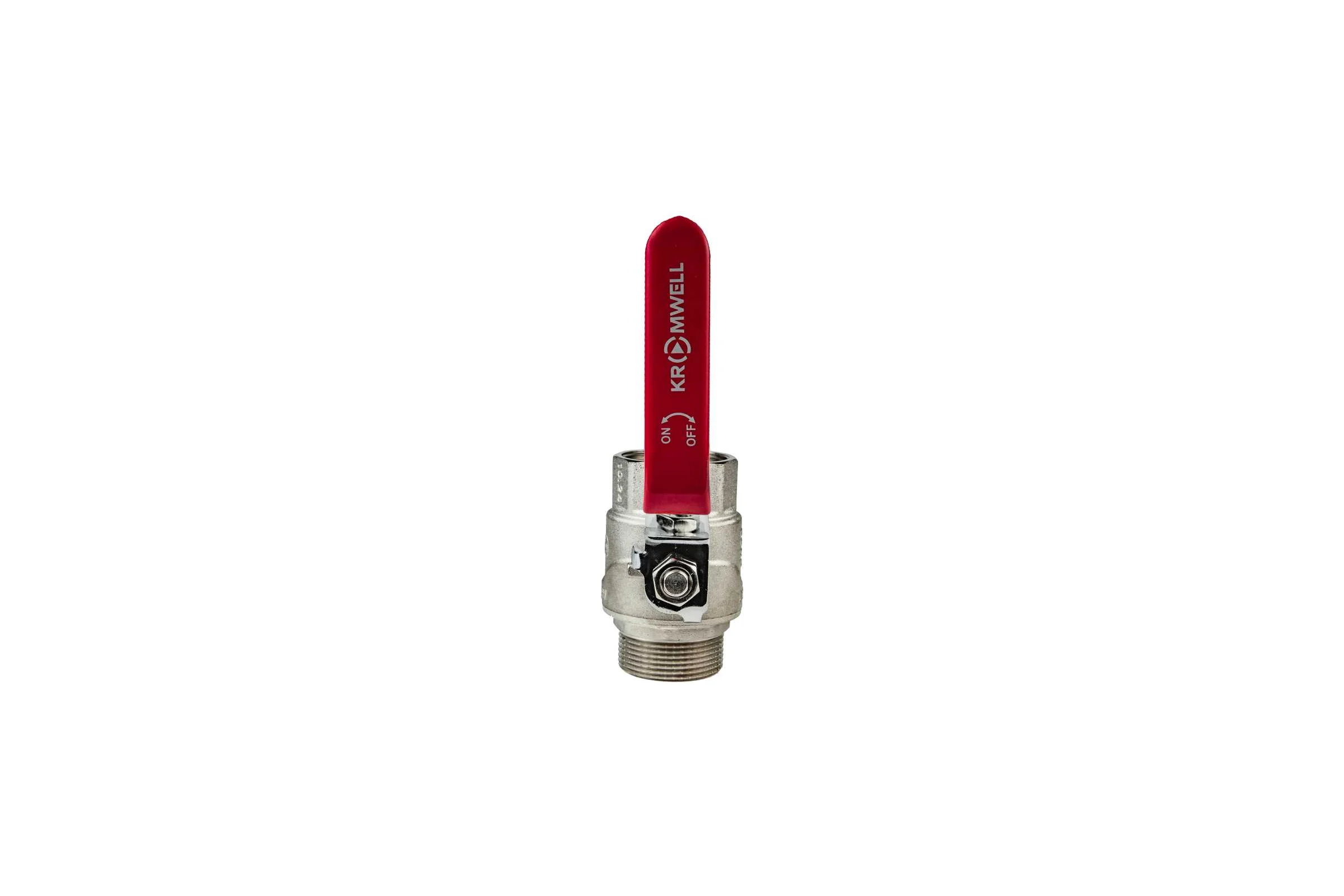 Шаровой кран KROMWELL (ручка-рычаг) 1 1/2" внутренняя - наружная резьба KW.283.08