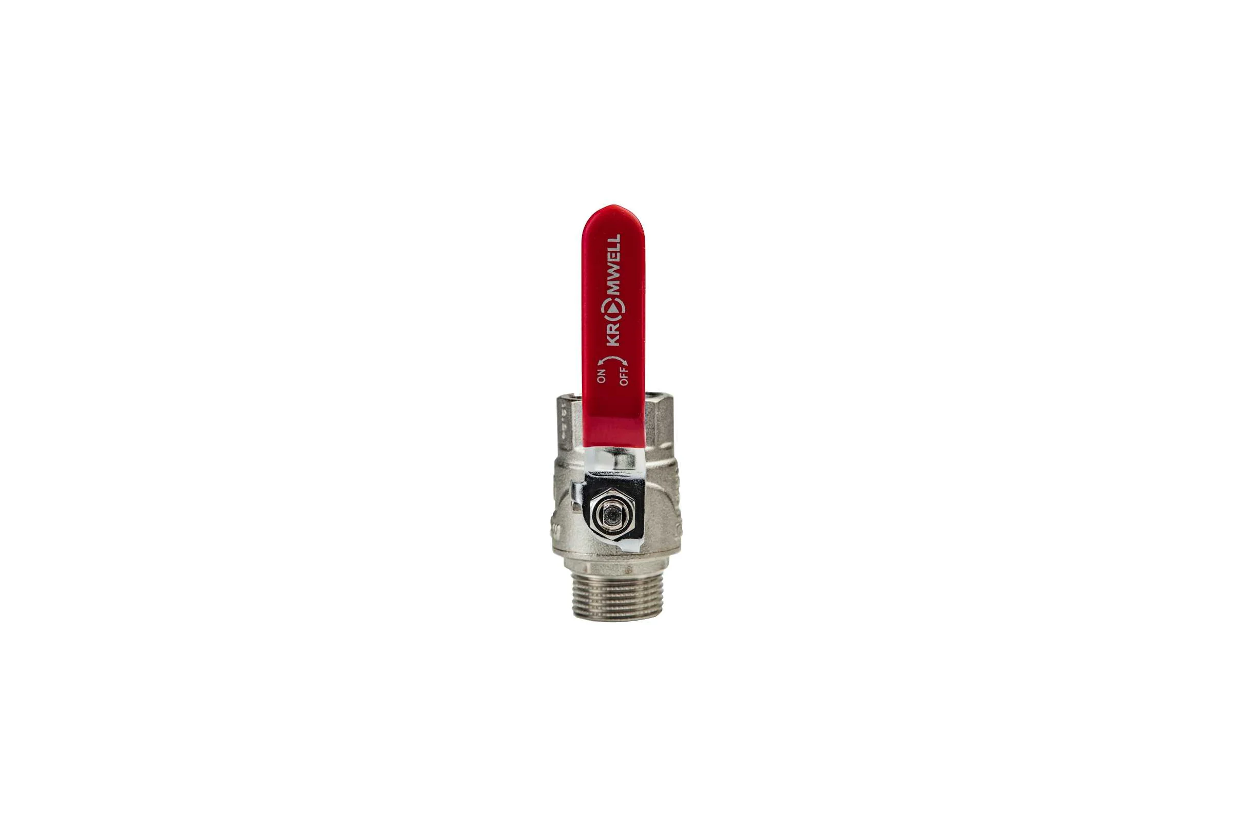 Шаровой кран KROMWELL (ручка-рычаг) 3/4" внутренняя - наружная резьба KW.283.05