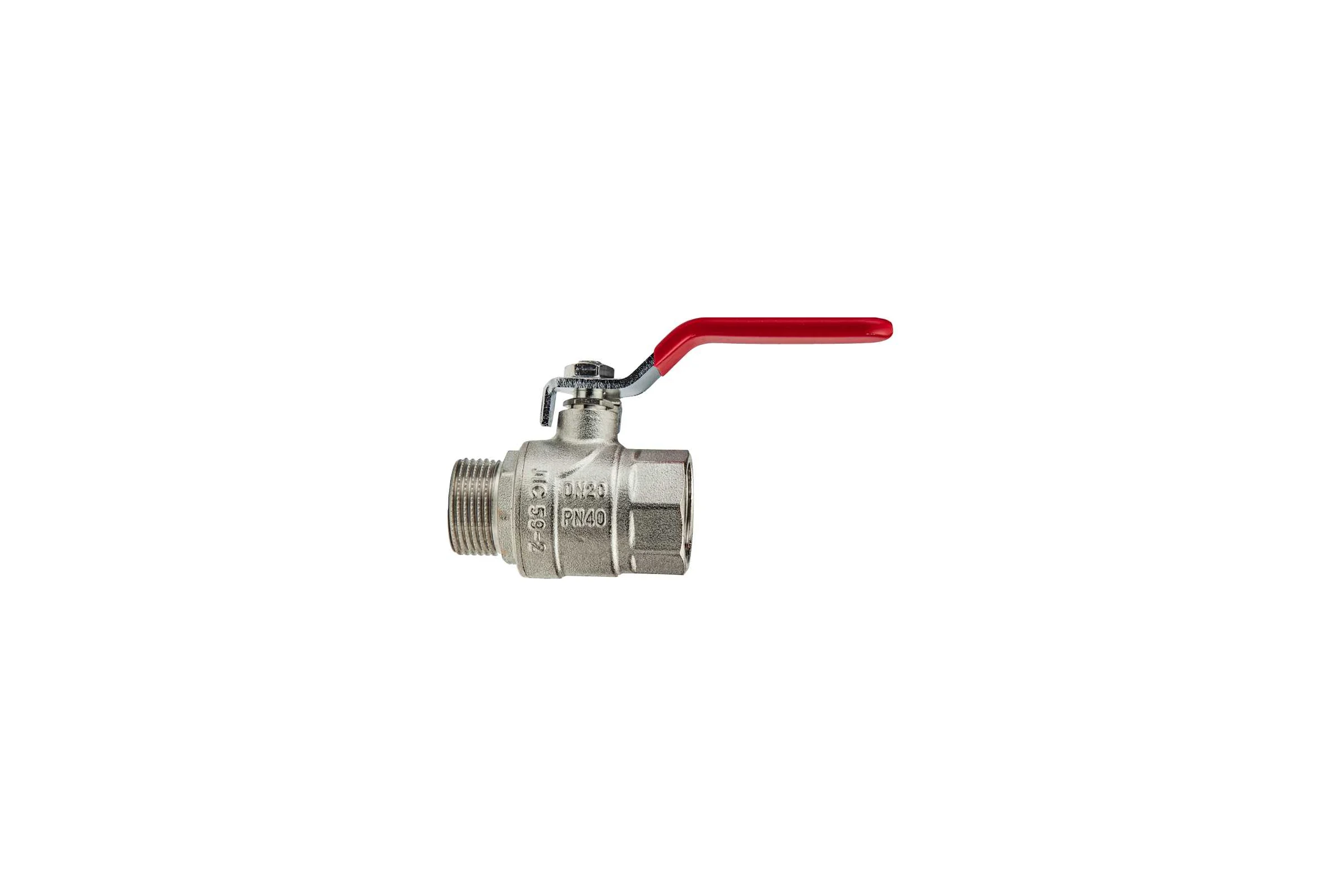 Шаровой кран KROMWELL (ручка-рычаг) 3/4" внутренняя - наружная резьба KW.283.05