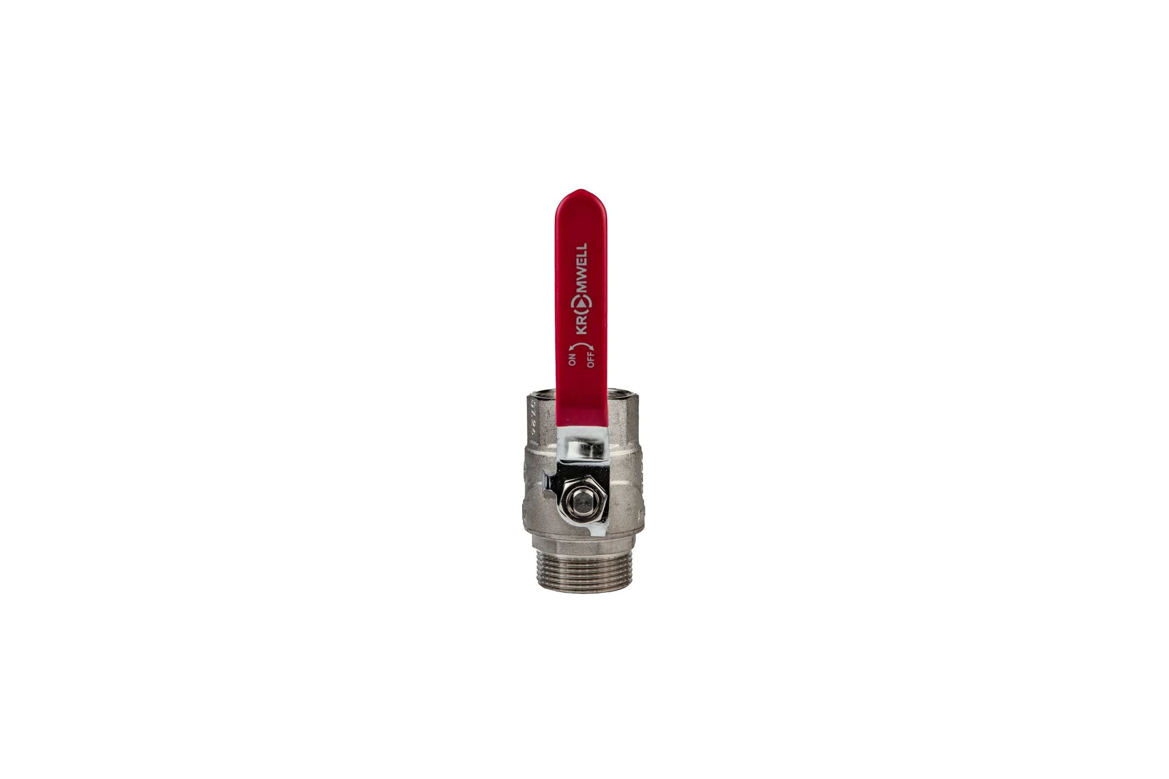 Шаровой кран KROMWELL (ручка-рычаг) 1 1/4" внутренняя - наружная резьба KW.283.07