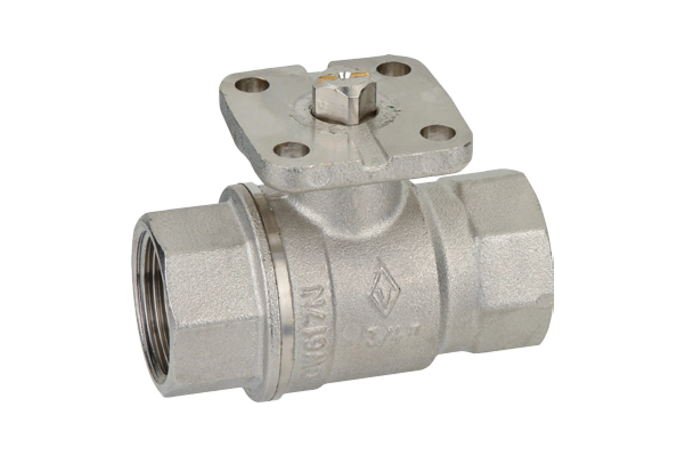 Шаровой кран Bugatti с фланцем под привод по ISO5211 арт.220AT Rp1"1/4 DN32 PN25 02000047