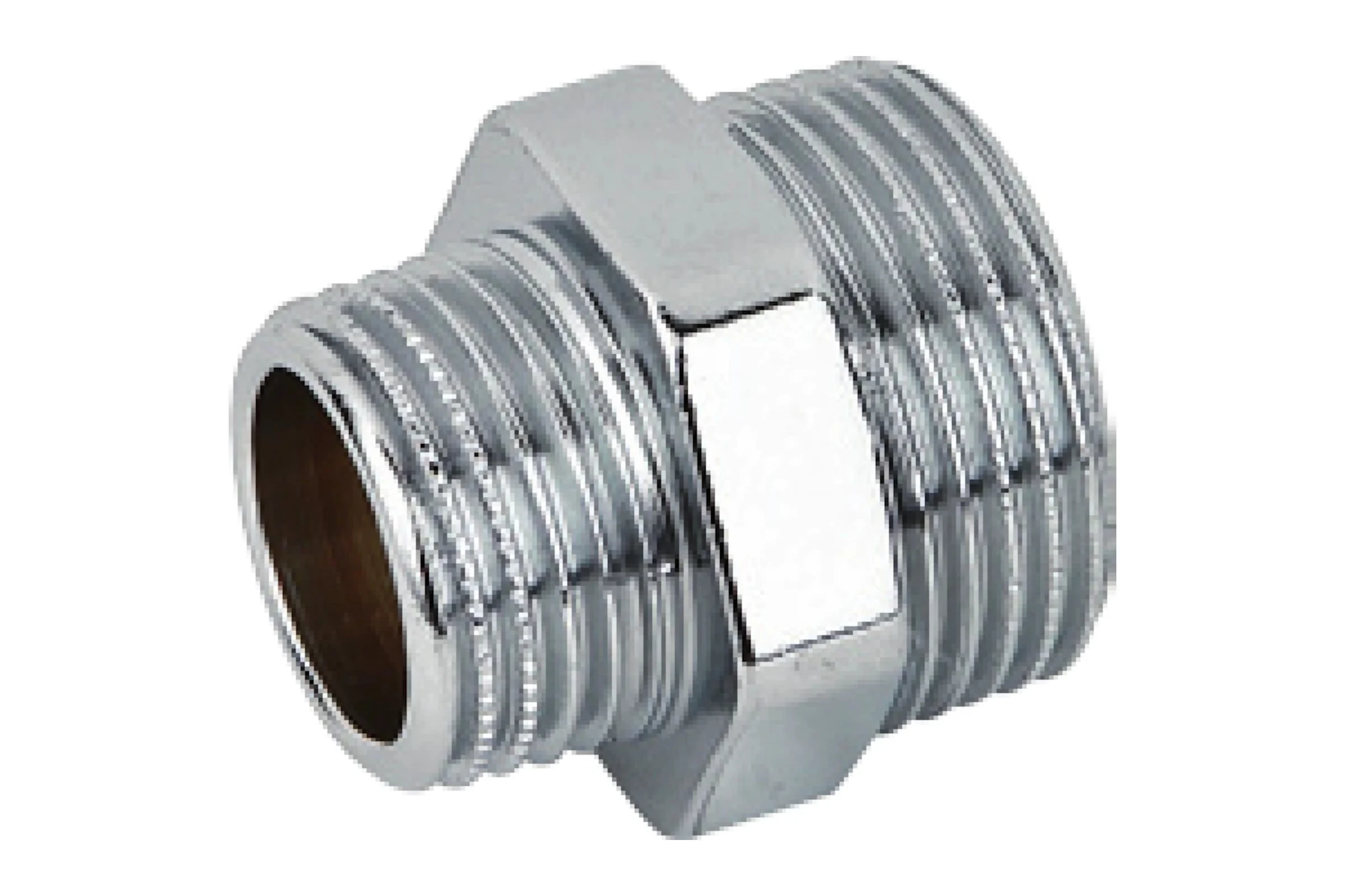 Ниппель переходной Bugatti арт.144RC 1/4"x1/8" хром. 1440059