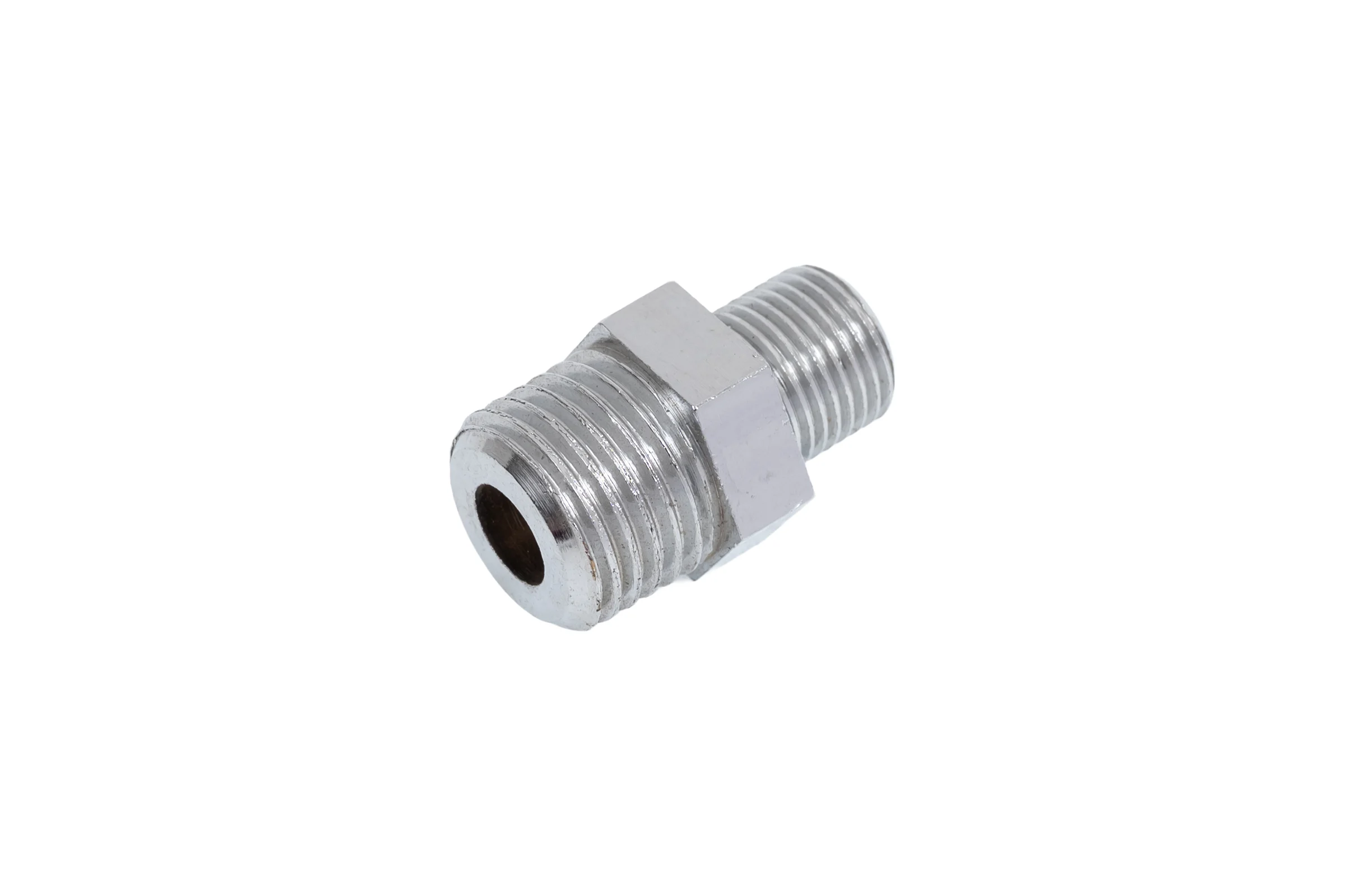 Ниппель переходной Bugatti арт.144RC 1/4"x1/8" хром. 1440059