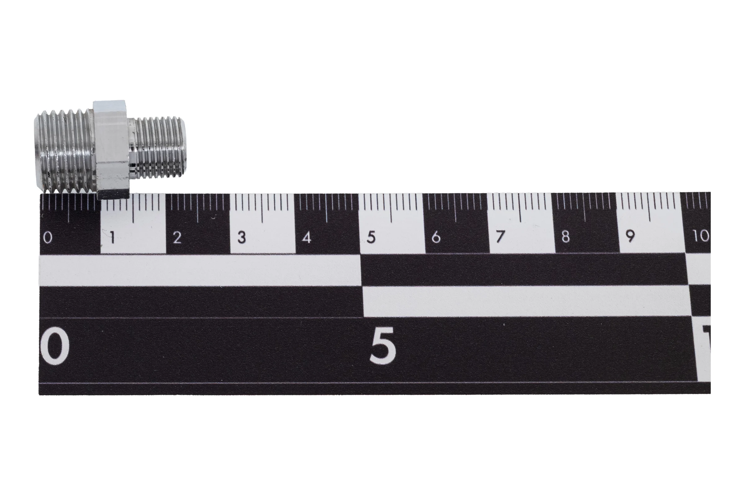Ниппель переходной Bugatti арт.144RC 1/4"x1/8" хром. 1440059