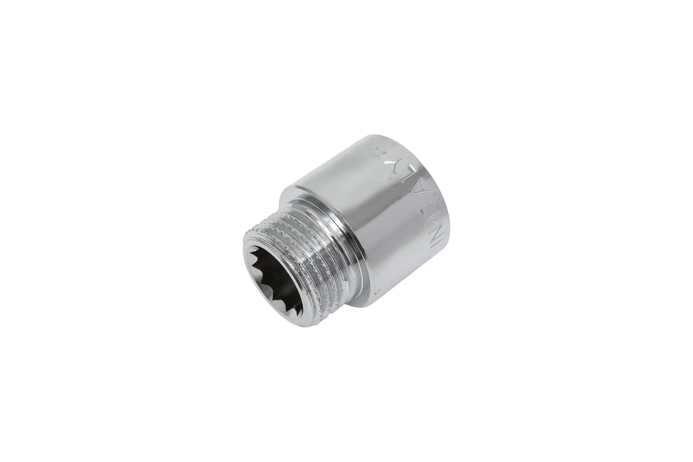 Удлинитель Bugatti Вр/Нр, круглый, 1/2"x20, хром, арт.139C 01390018