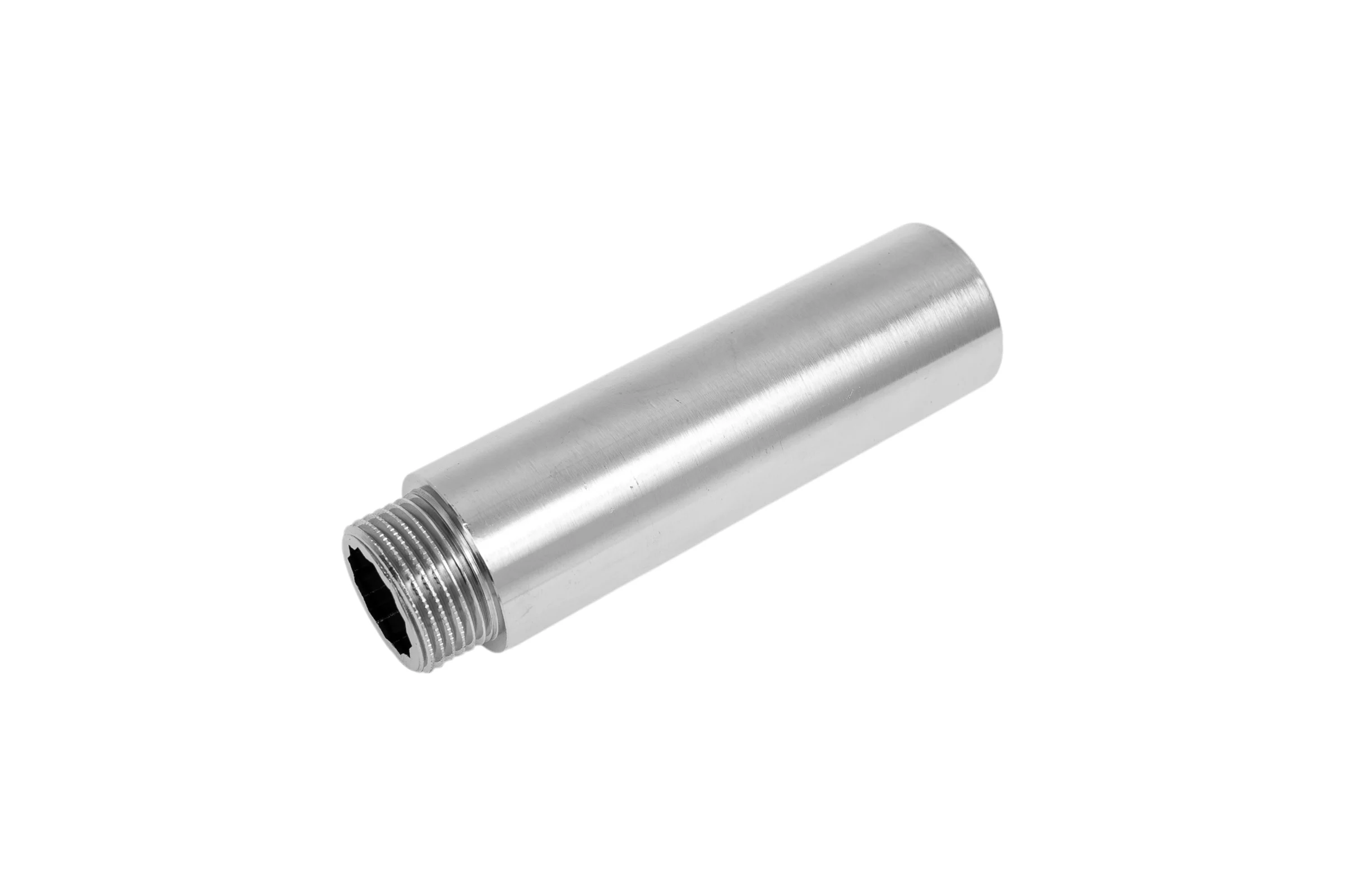 Удлинитель Bugatti Вр/Нр, круглый, 3/4"x100, хром, арт.139C 01390046
