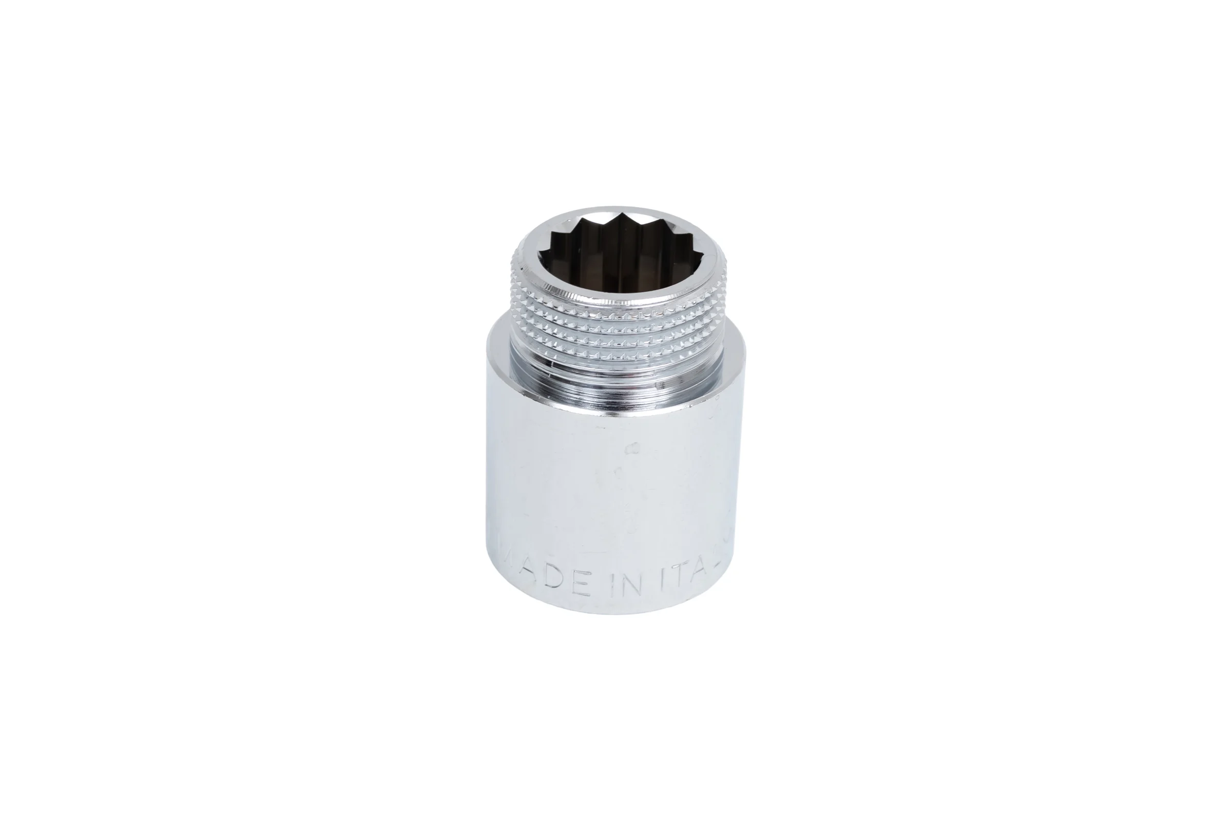 Удлинитель Bugatti Вр/Нр, круглый, 3/4"x30, хром, арт.139C 01390034