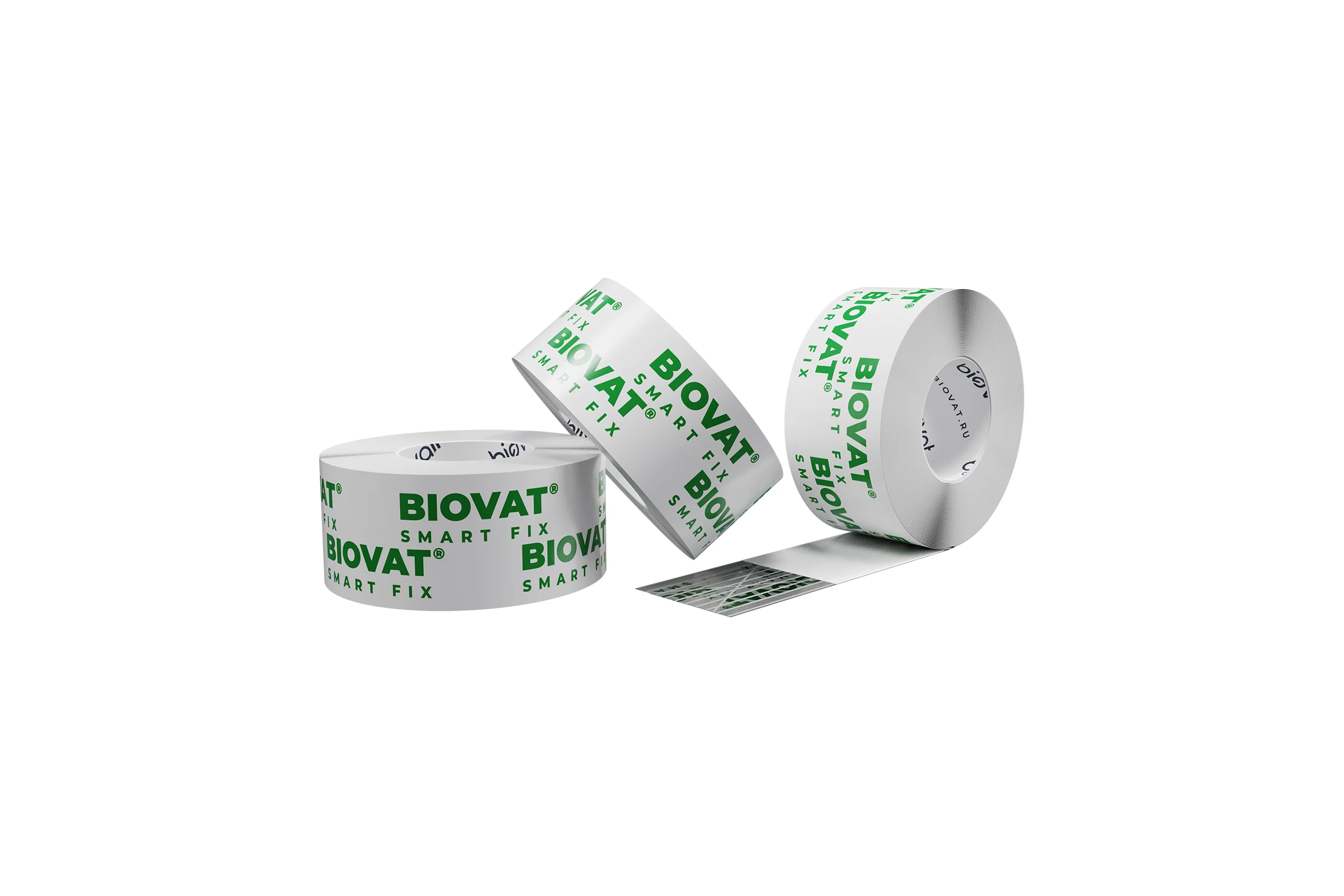 Клейкая армированная лента BIOVAT ® SMART FIX 60 мм х25 м BV010