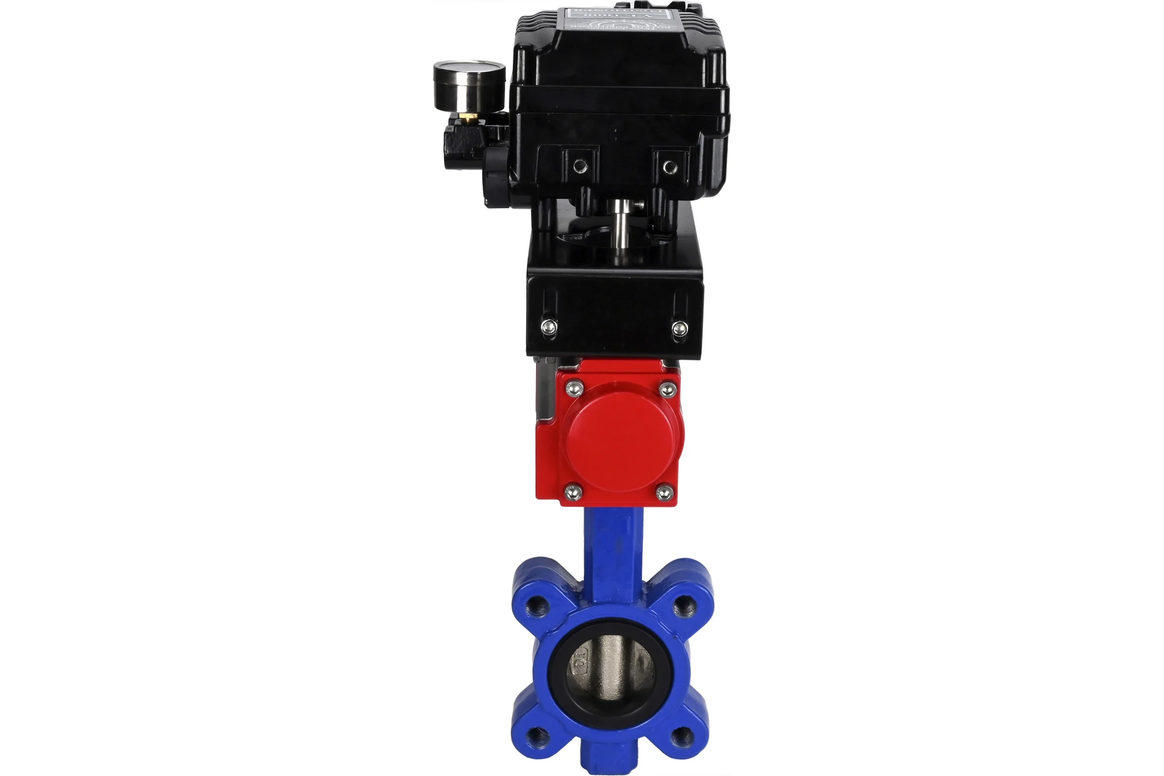 Затвор DN.ru QT450-QT450-EPDM-2W-Fb-H Ду125 Ру16 LUG пневмопривод, позиционер D050-51882